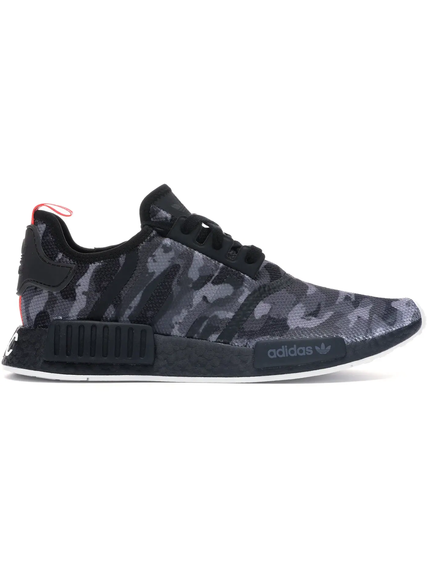 Мужские кроссовки Lifestyle с камуфляжным принтом Adidas NMD R1 — изображение 1 из 1, черный/серый/красный