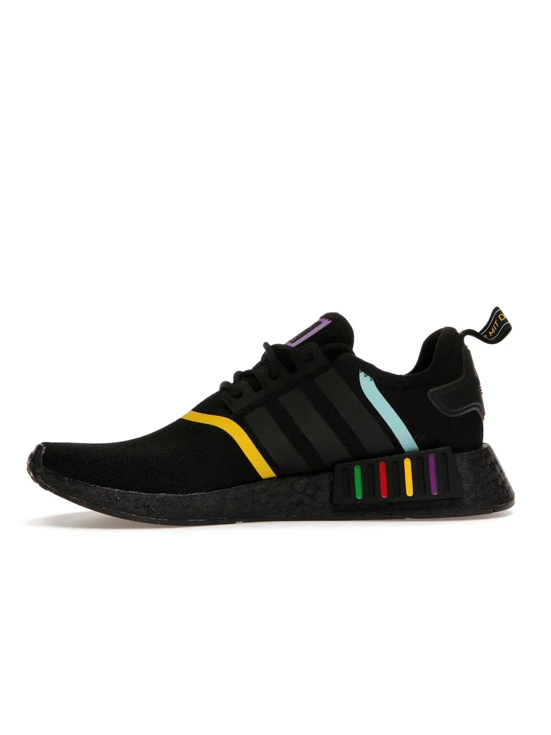 Мужские кроссовки с принтом Adidas NMD R1 — изображение 3 из 4, черный/черный/белый