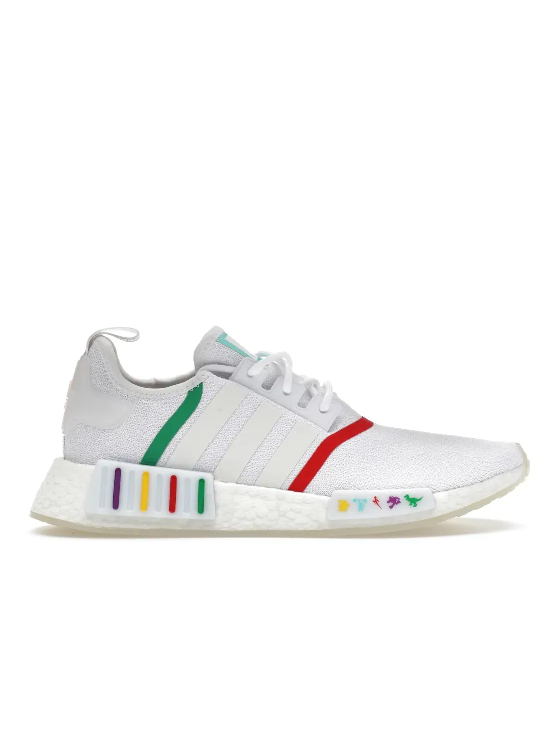 Мужские кроссовки с принтом Adidas NMD R1 — изображение 1 из 4, белый/белый/черный