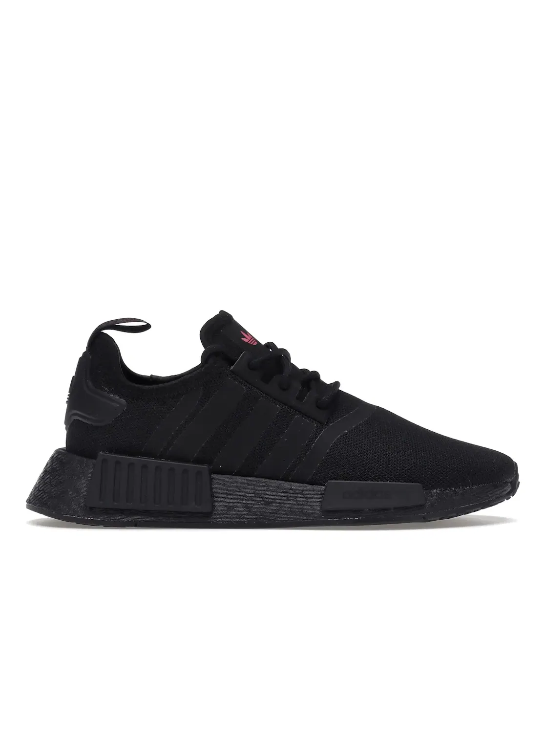 Женские кроссовки с принтом Adidas NMD R1 Primeblue — изображение 1 из 4, черный черный розовый