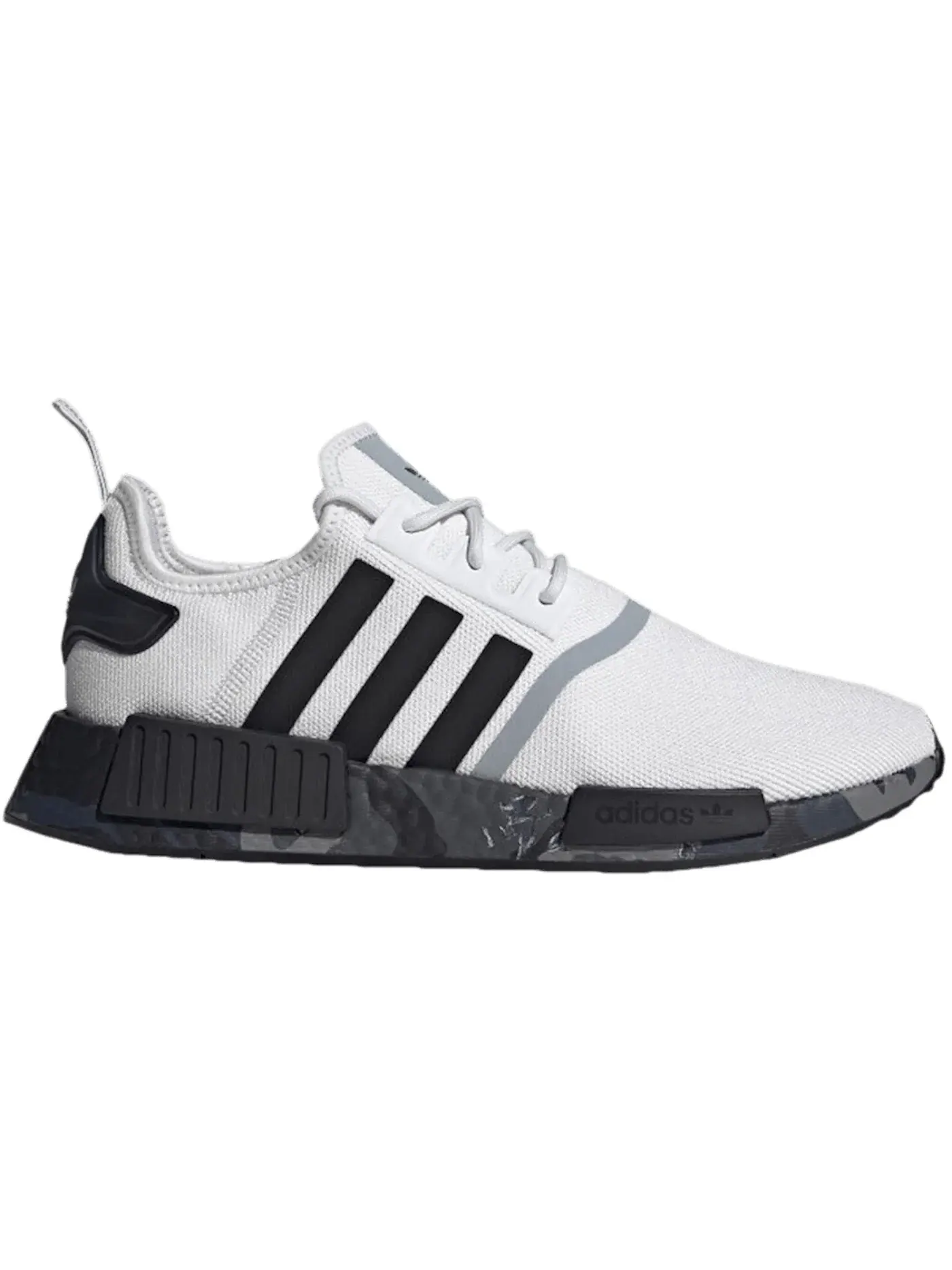 Мужские кроссовки Lifestyle с принтом Adidas NMD R1 Primeblue — изображение 1 из 1, белый/черный/серебристый