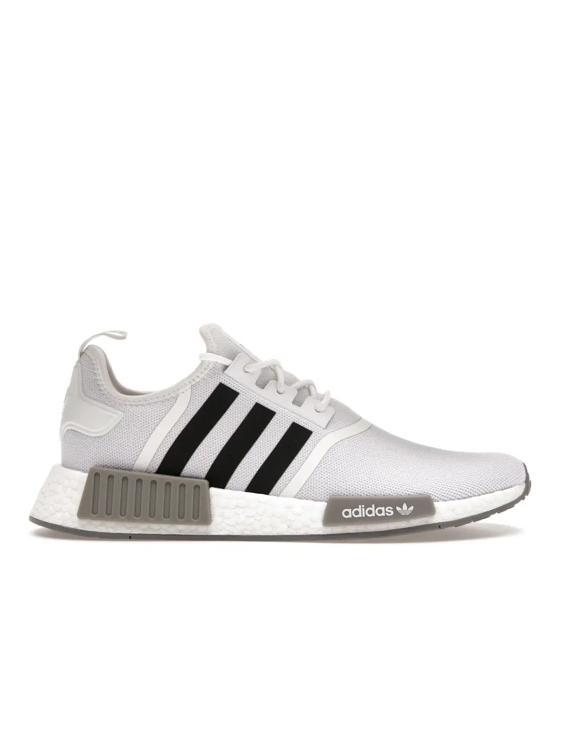 Мужские кроссовки с технологией Boost Adidas NMD R1 Primeblue — изображение 1 из 4, белый/черный/серый