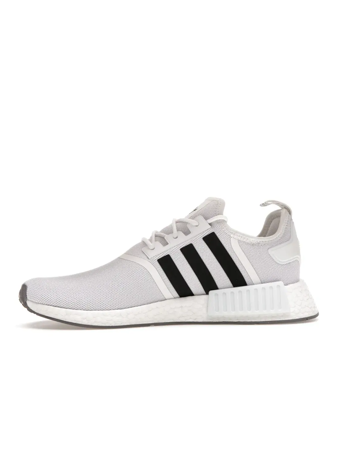 Мужские кроссовки с технологией Boost Adidas NMD R1 Primeblue — изображение 3 из 4, белый/черный/серый