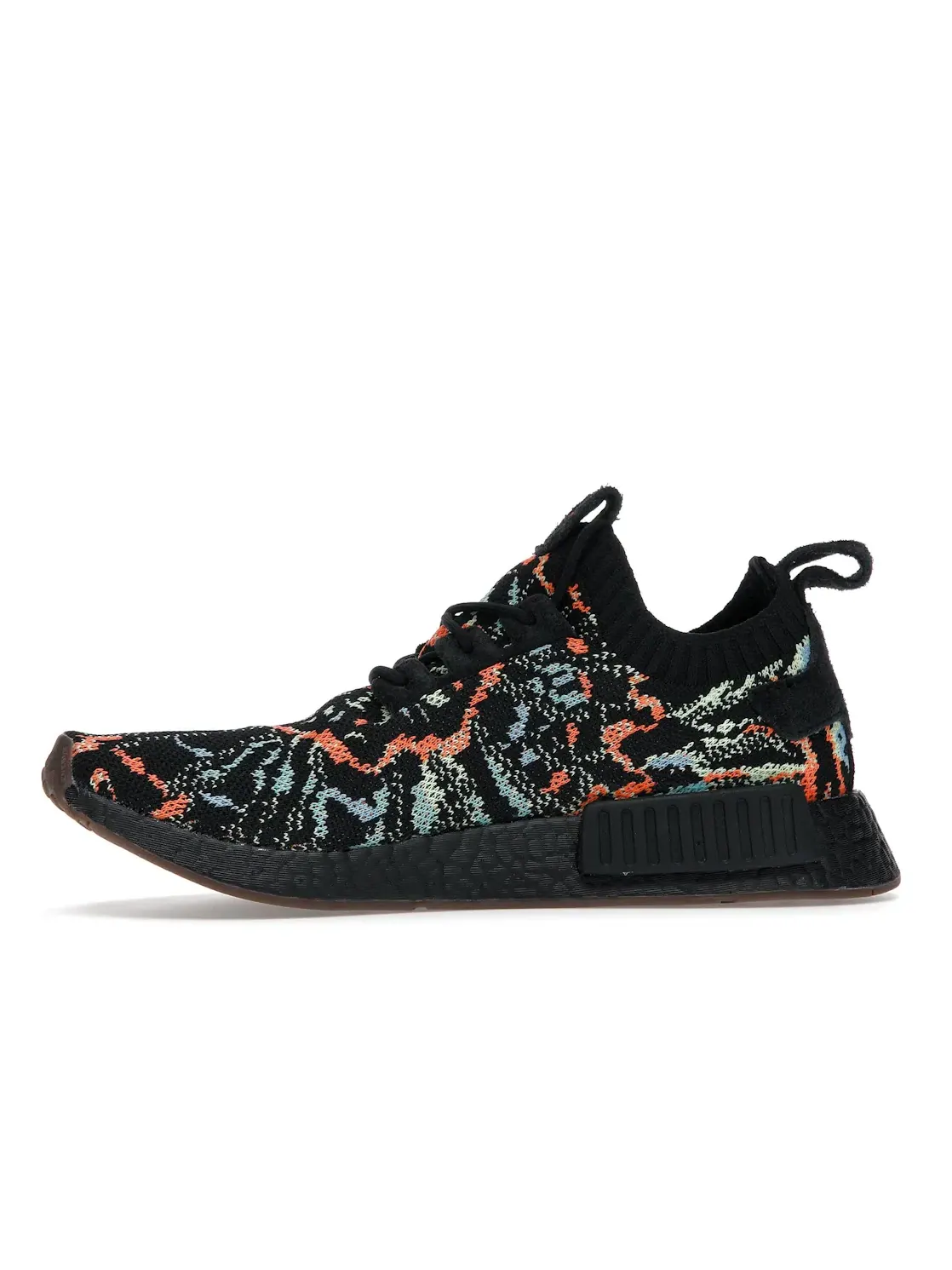 Мужские кроссовки с технологией Boost Adidas NMD R1 Primeknit — изображение 3 из 4, черный/черный