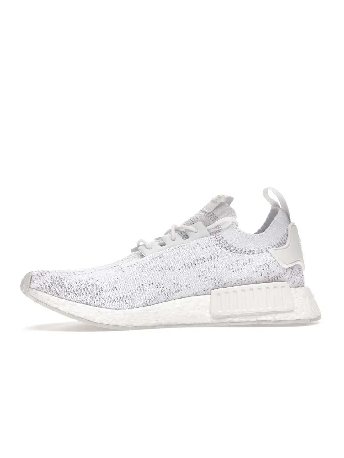 Мужские кроссовки с принтом Adidas NMD R1 Primeknit — изображение 3 из 4, белый/белый-серый