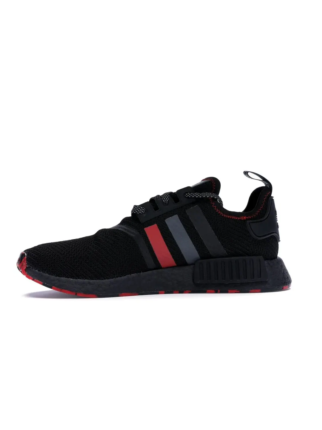 Мужские кроссовки Lifestyle с принтом Adidas NMD R1 — изображение 3 из 4, черный/серый/красный