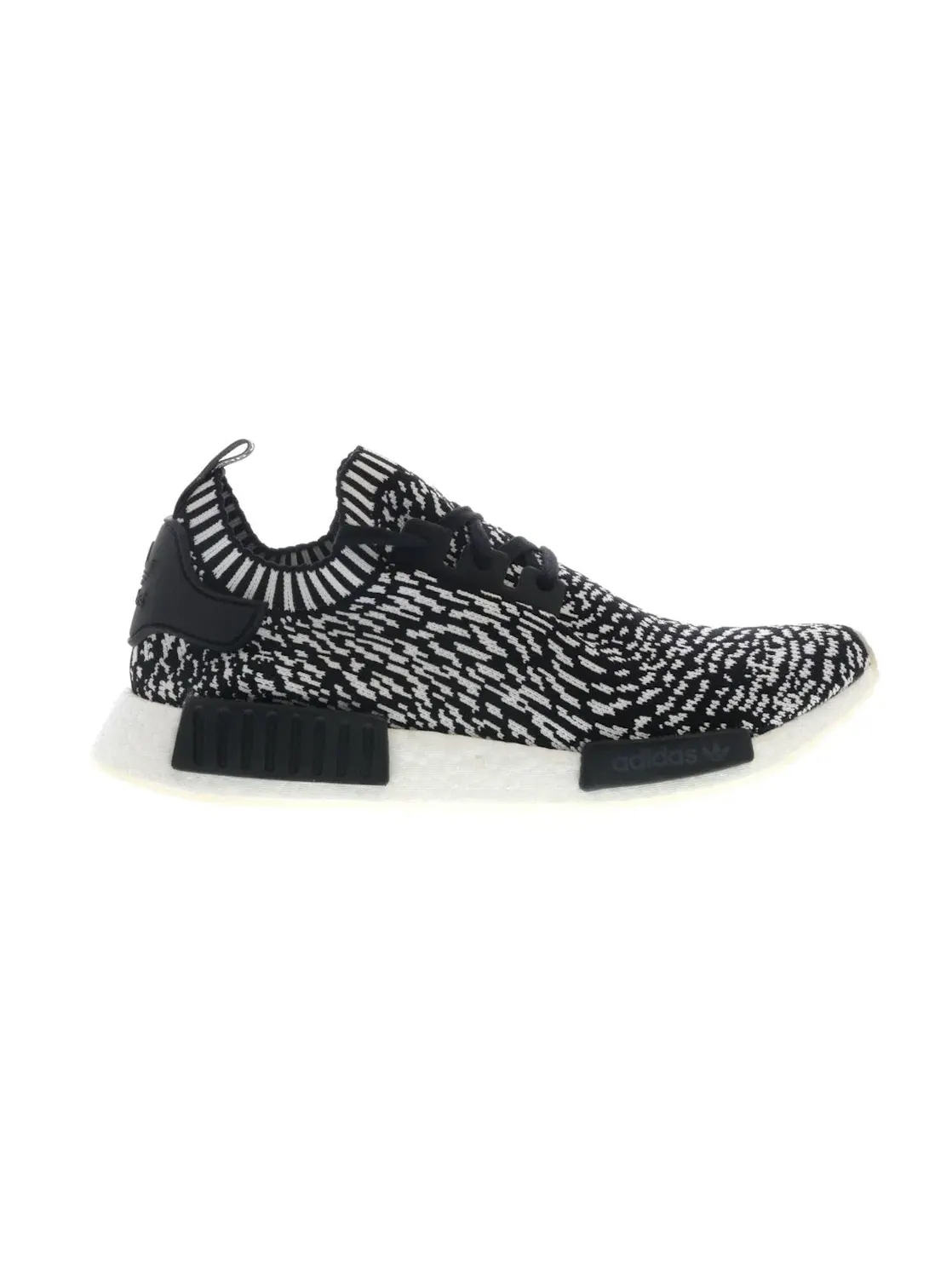 Мужские кроссовки с принтом под зебру Adidas NMD R1 — изображение 1 из 4, черный/белый/черный