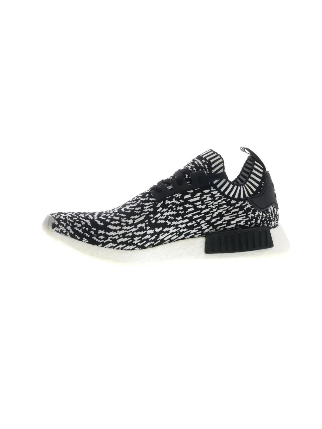 Мужские кроссовки с принтом под зебру Adidas NMD R1 — изображение 3 из 4, черный/белый/черный
