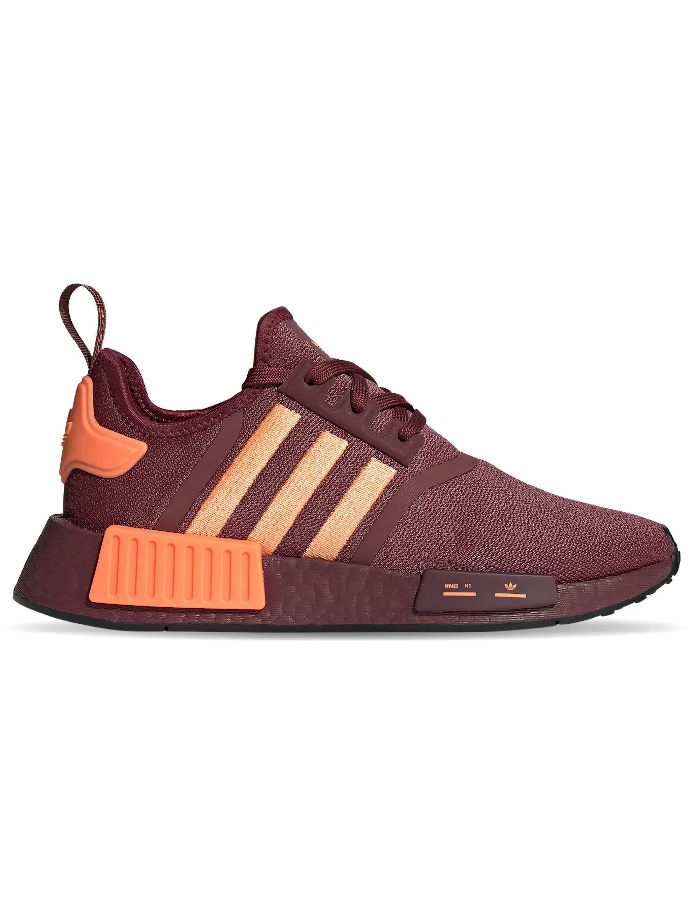Женские кроссовки Lifestyle с оригинальным дизайном Adidas NMD R1 — изображение 1 из 1, красный/оранжевый/черный