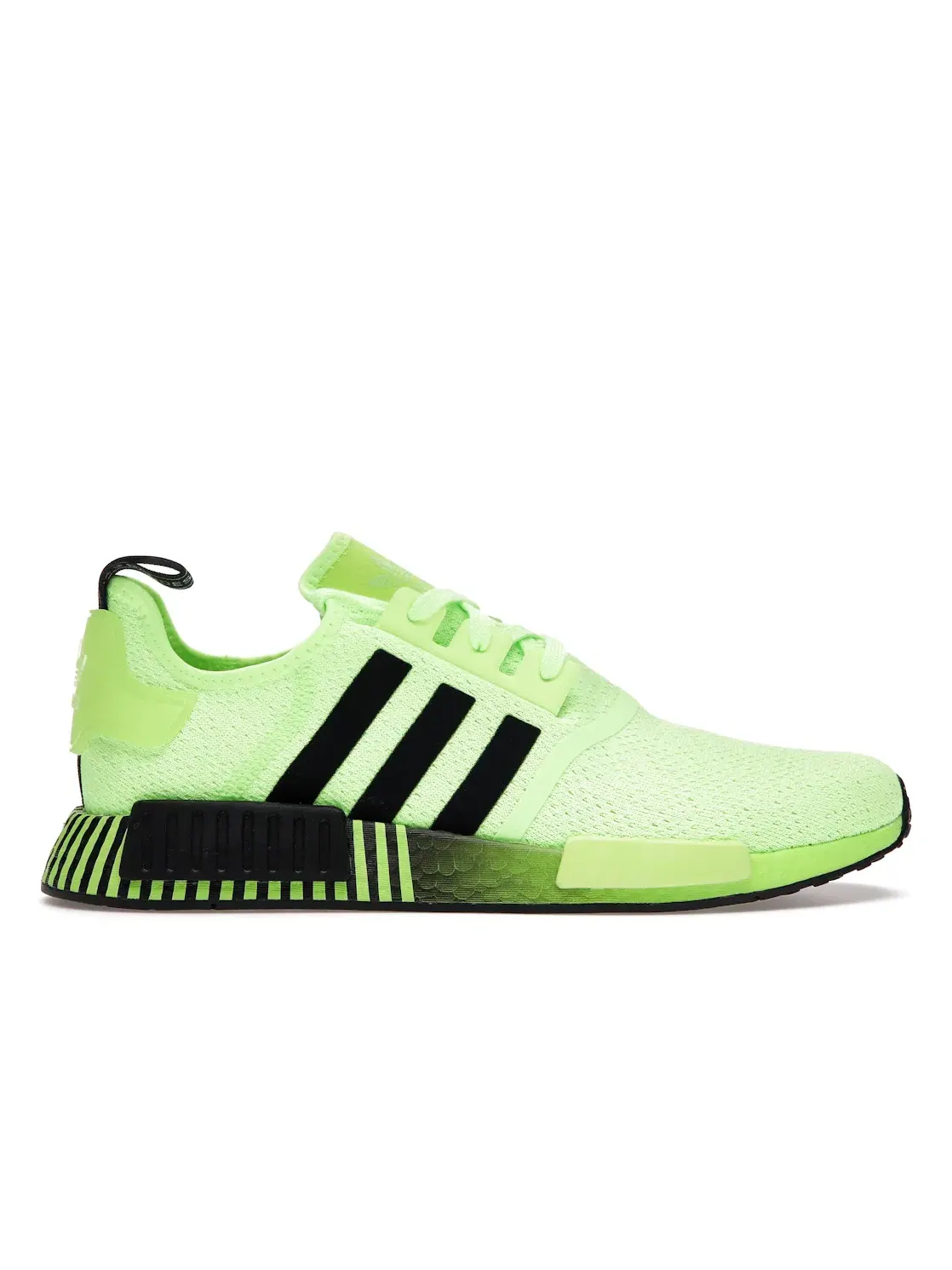 Мужские кроссовки Lifestyle с амортизацией Boost Adidas NMD R1 — изображение 1 из 4, зеленый черный зеленый