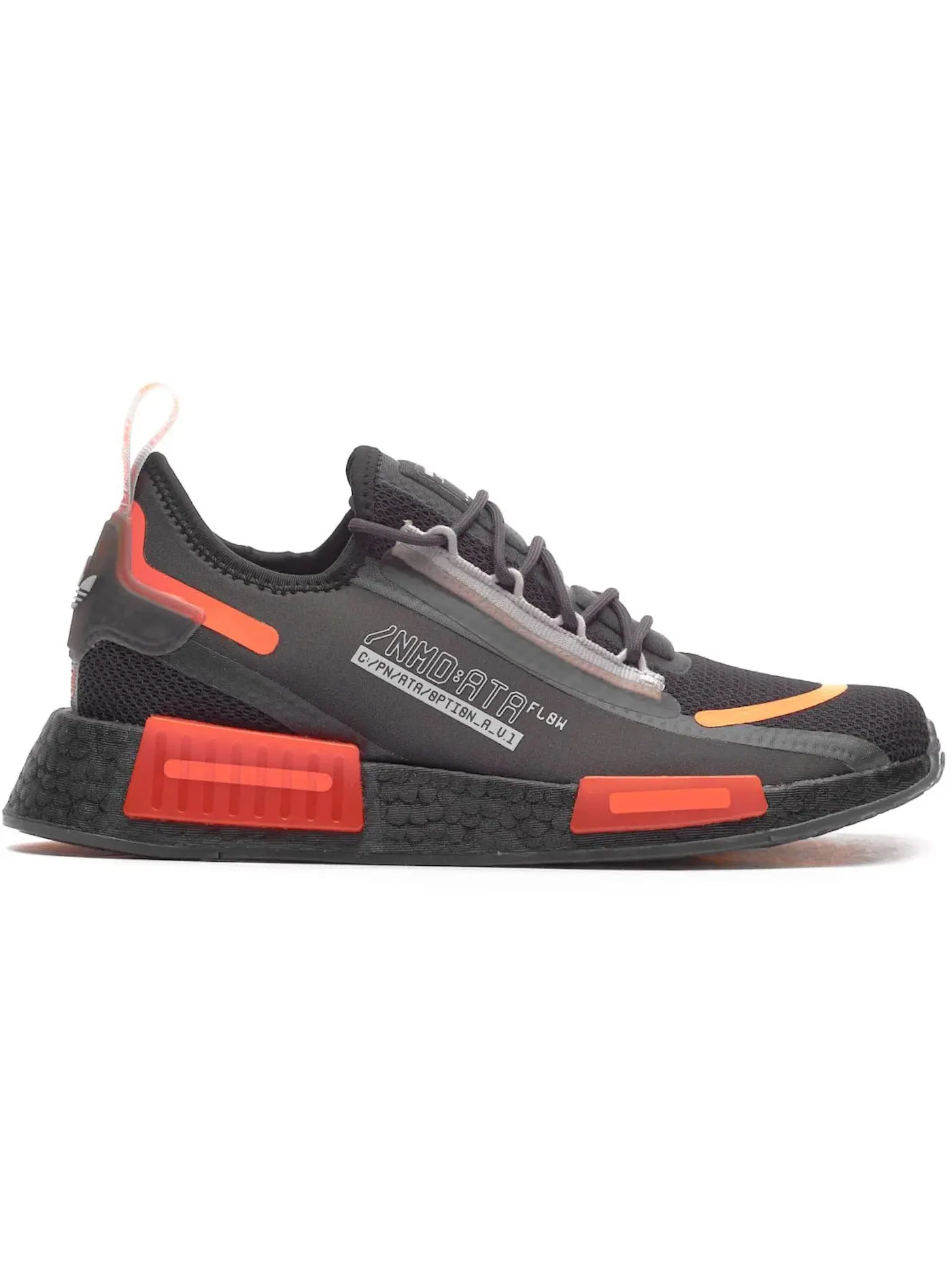 Мужские кроссовки Lifestyle NMD R1 Spectoo Adidas — изображение 1 из 1, черный//оранжевый