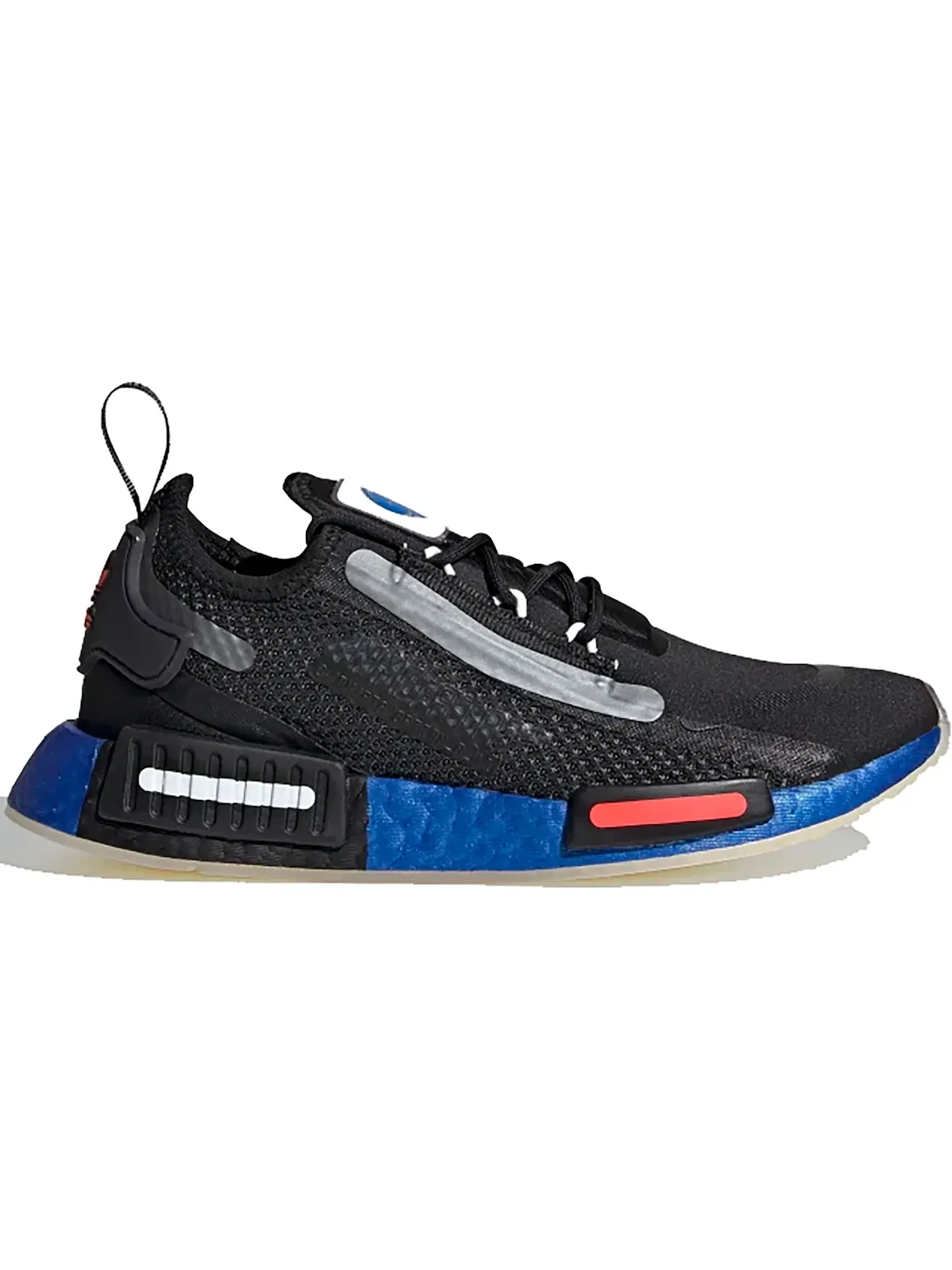 Детские кроссовки lifestyle с дизайном NASA Adidas NMD R1 — изображение 1 из 1, черный/черный/красный