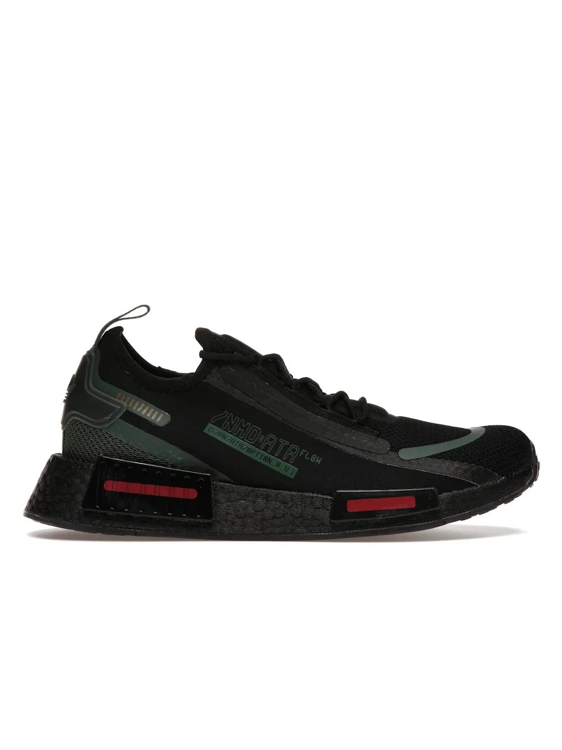 Мужские кроссовки с принтом Adidas NMD R1 Spectoo Star Wars Boba Fett Adidas — изображение 1 из 4, черный/зеленый