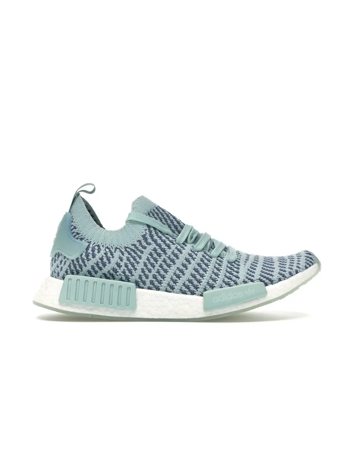 Женские кроссовки lifestyle с принтом Adidas NMD R1 STLT — изображение 1 из 4, зеленый//белый