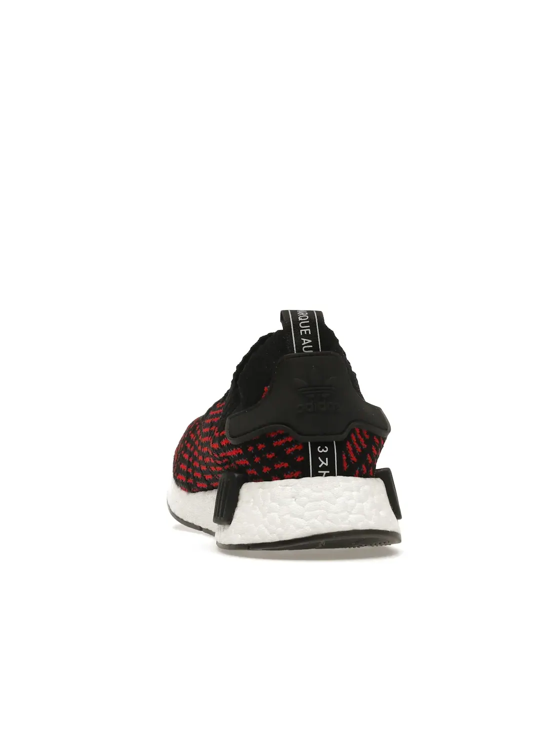 Мужские кроссовки с носковой конструкцией Adidas NMD R1 — изображение 4 из 4, черный/красный/синий