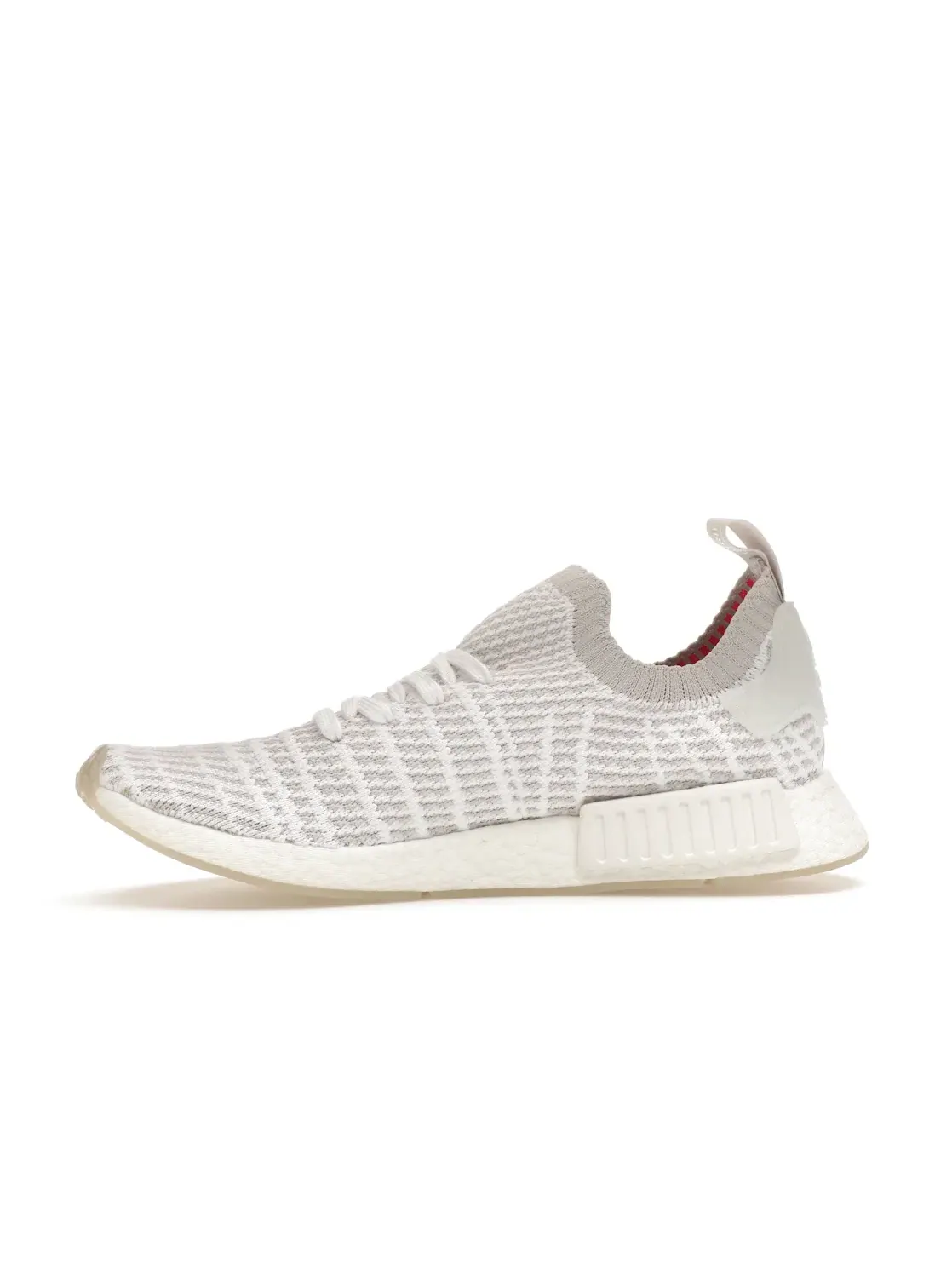 Мужские кроссовки Lifestyle с технологией Primeknit Adidas NMD R1 STLT — изображение 3 из 4, белый/серый/розовый