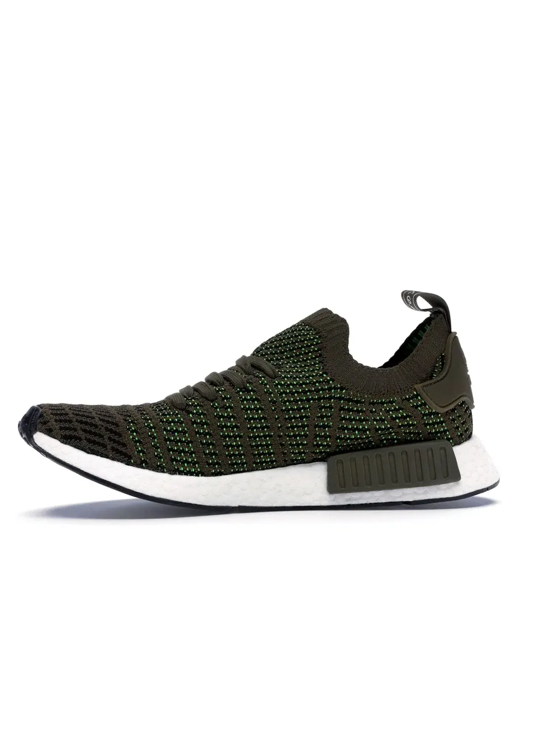 Мужские кроссовки lifestyle с принтом Adidas NMD R1 STLT — изображение 3 из 4, оливковый черный
