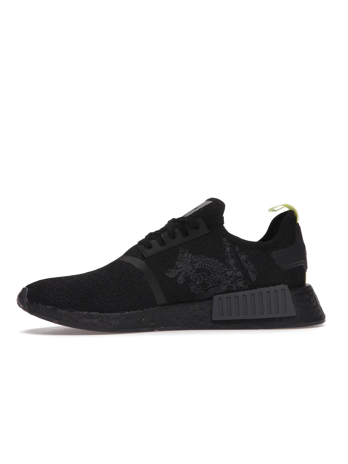 Мужские кроссовки Lifestyle с принтом Adidas NMD R1 — изображение 3 из 4, черный/серый/желтый