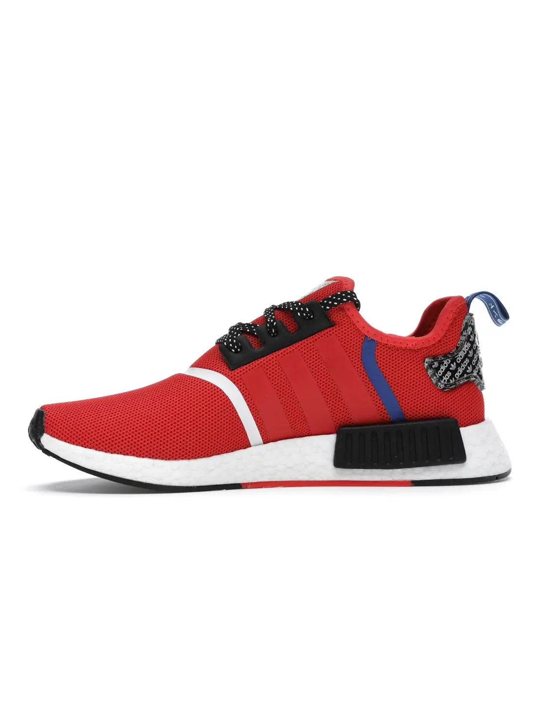 Мужские кроссовки для повседневной носки с ярким принтом Adidas NMD R1 — изображение 3 из 4, красный/черный
