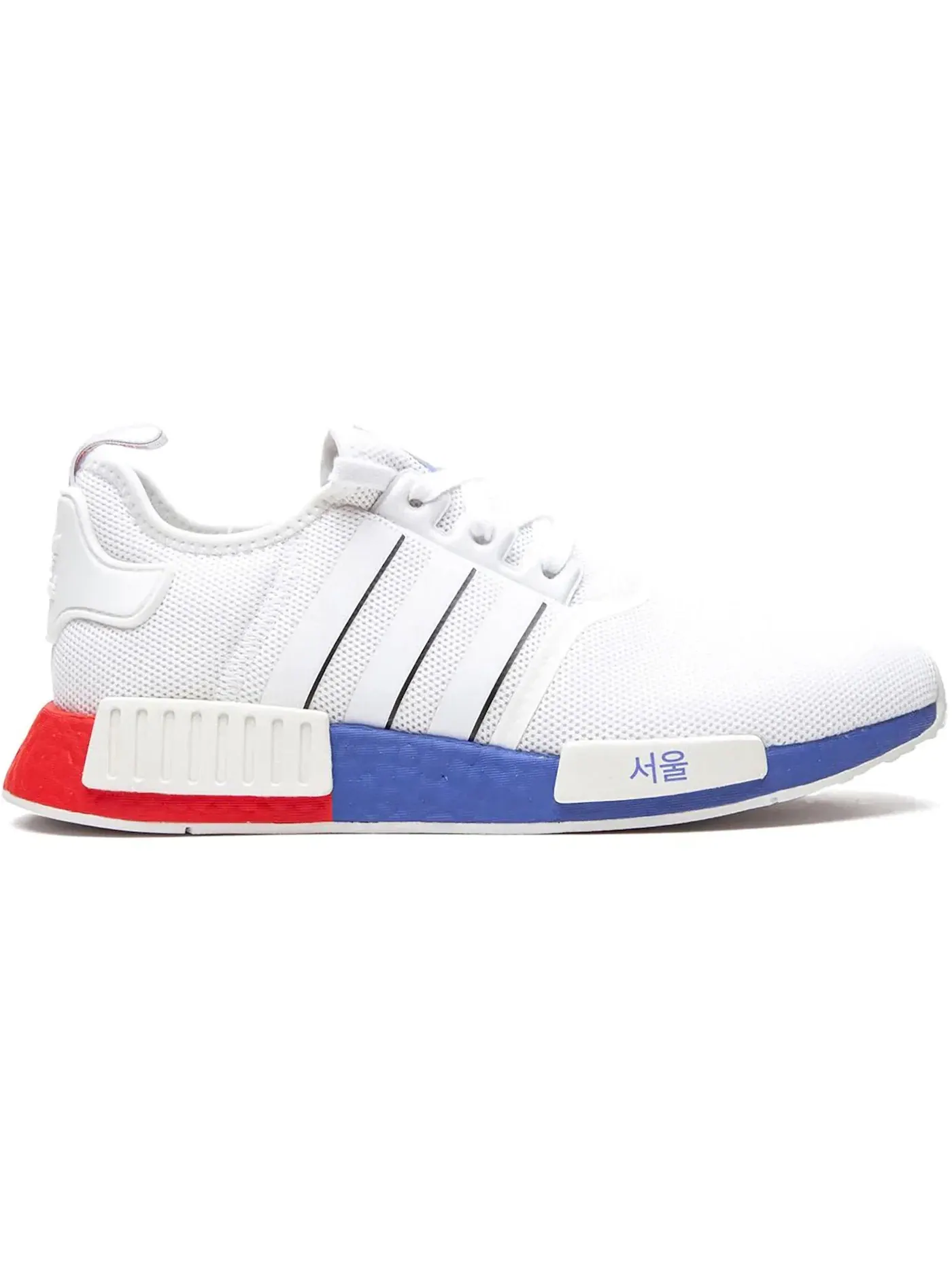 Мужские кроссовки Lifestyle Adidas NMD R1 — изображение 1 из 1, белый/черный/синий
