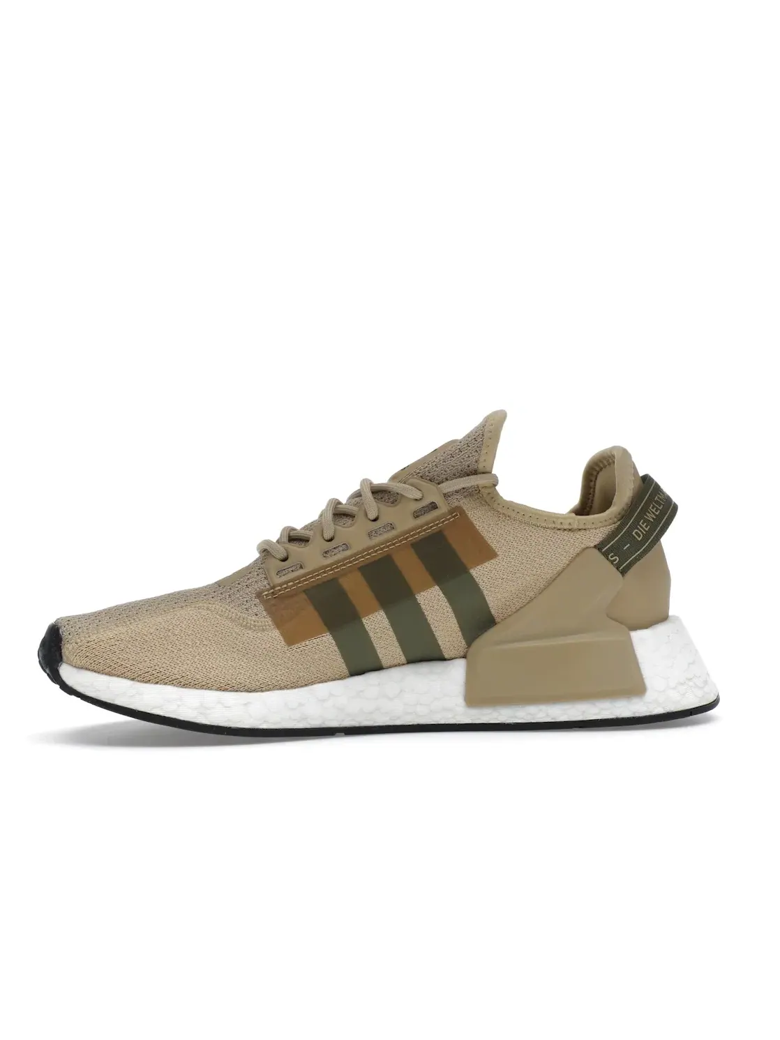 Мужские кроссовки Lifestyle Adidas NMD R1 V2 — изображение 3 из 4, бежевый/оливковый/черный