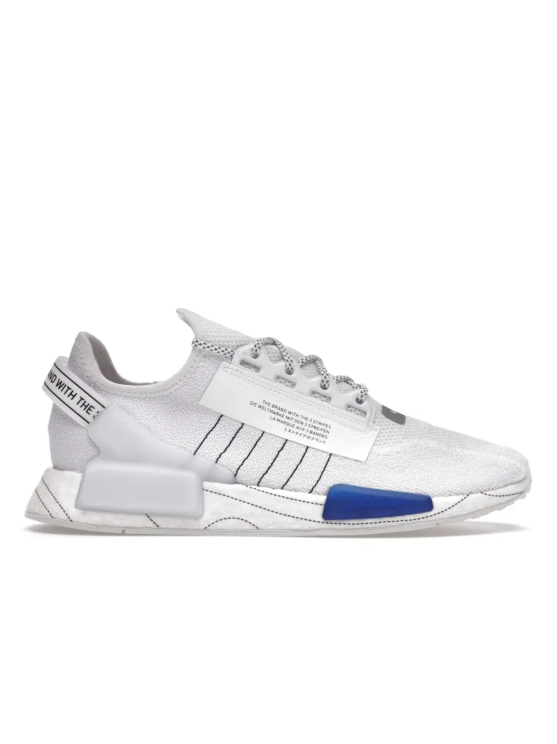 Мужские кроссовки Lifestyle Adidas NMD R1 — изображение 1 из 4, белый/черный/синий