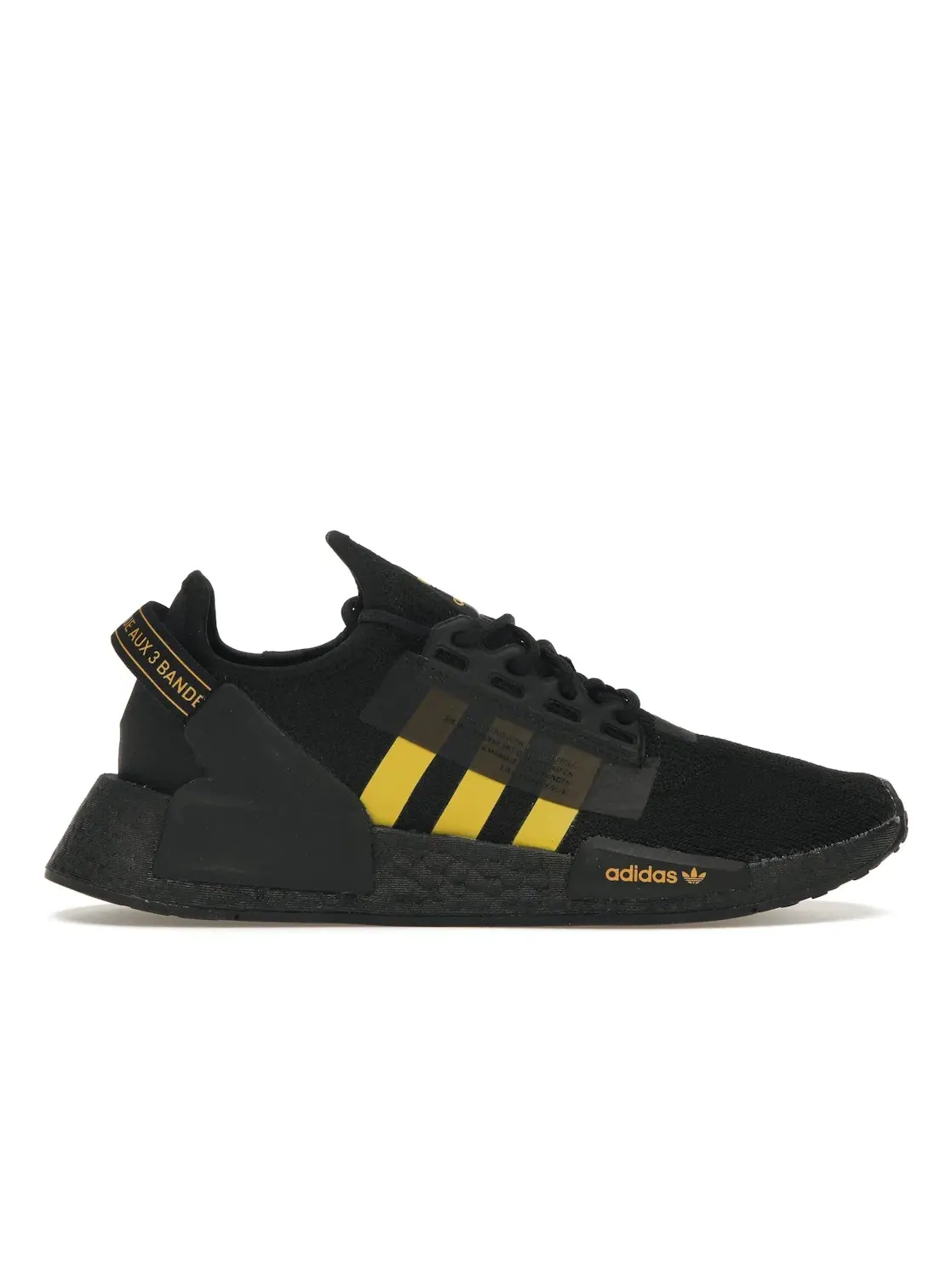 Мужские кроссовки для повседневной носки Adidas NMD R1 V2 — изображение 1 из 4, черный/золотистый/черный