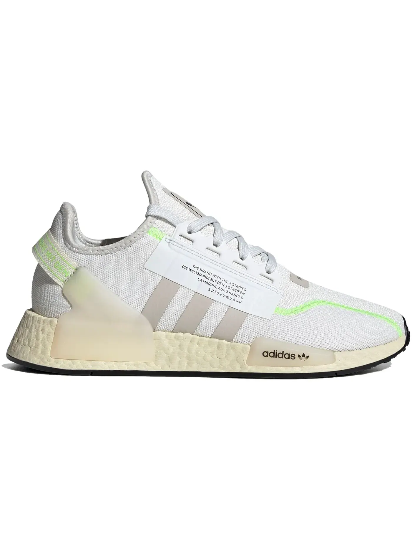 Мужские кроссовки Lifestyle Adidas NMD R1 V2 — изображение 1 из 1, белый/серый/зеленый