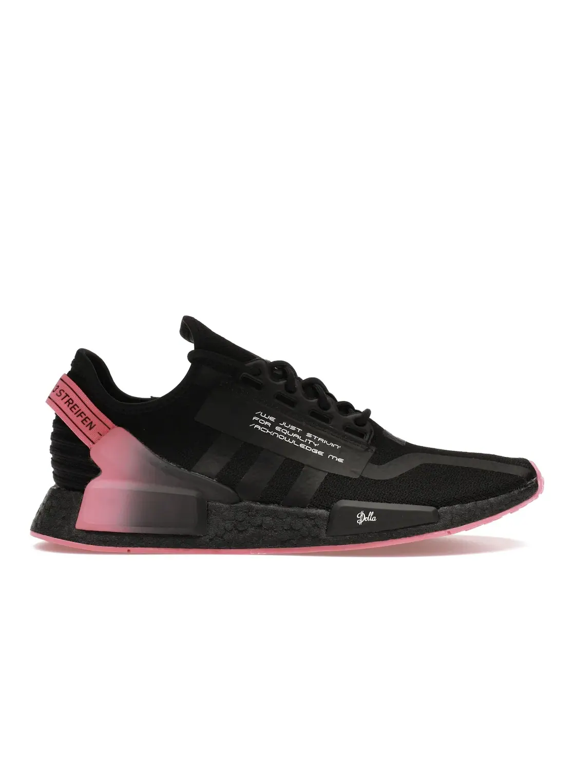 Мужские кроссовки Lifestyle с принтом Adidas NMD R1 V2 Adidas — изображение 1 из 4, черный/розовый/белый