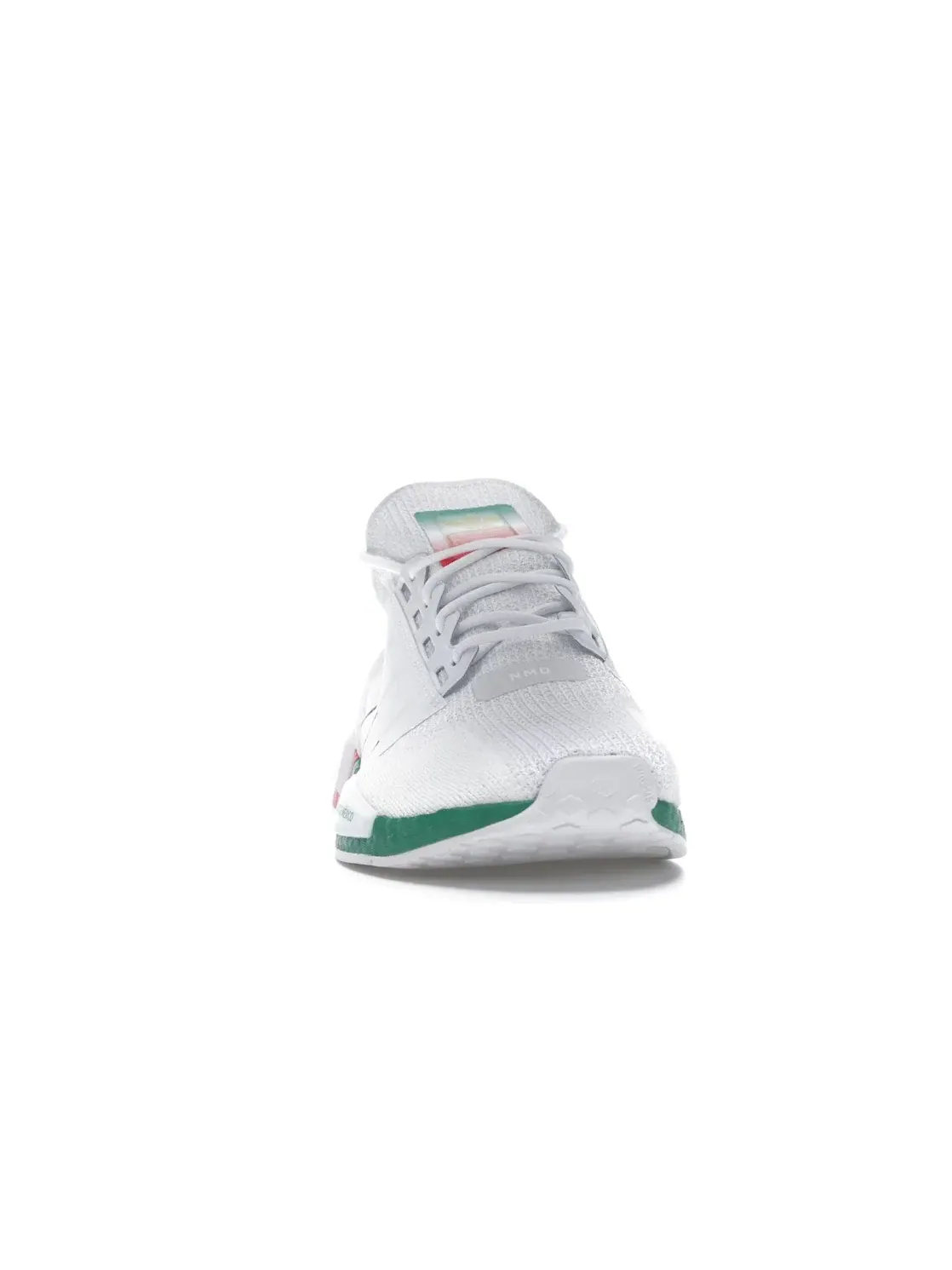 Мужские кроссовки с технологией Boost Adidas NMD R1 V2 — изображение 2 из 4, белый/черный/зеленый