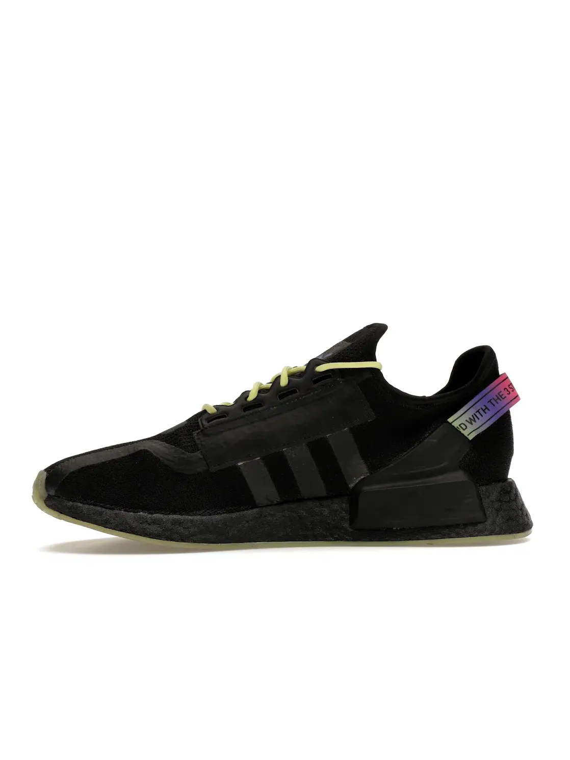 Мужские кроссовки Lifestyle с принтом Adidas NMD R1 — изображение 3 из 4, черный/желтый