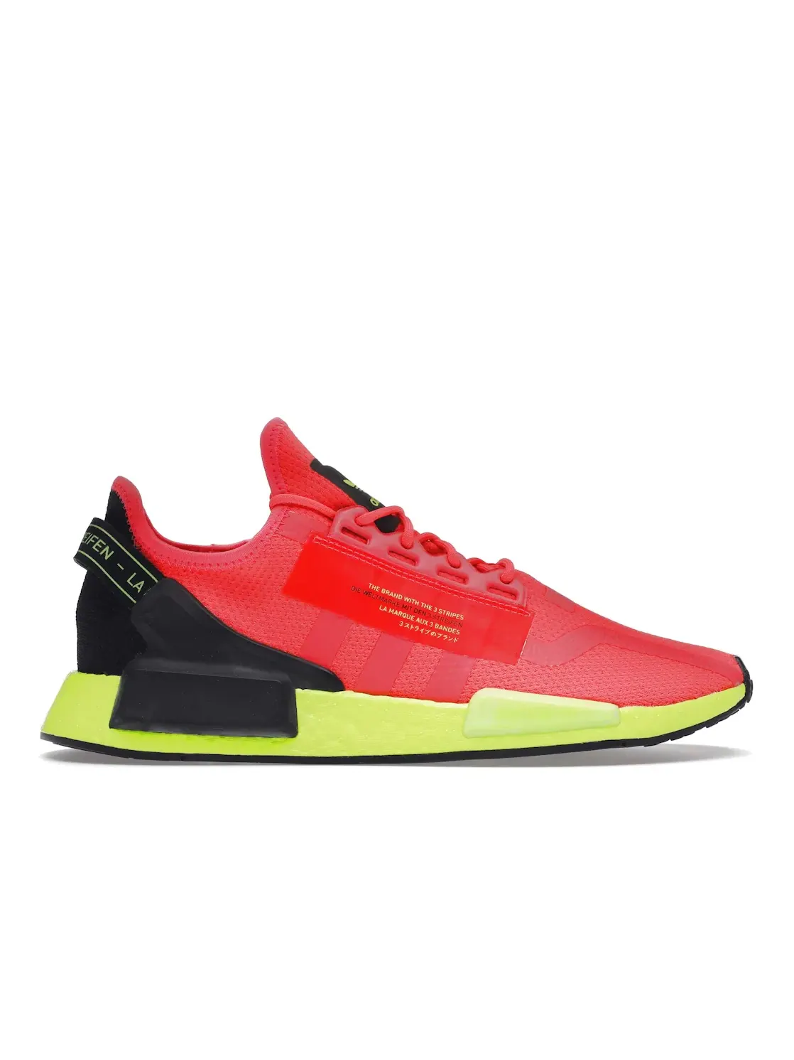 Мужские кроссовки Lifestyle с принтом Adidas NMD R1 V2 Adidas — изображение 1 из 4, розовый/розовый/зеленый