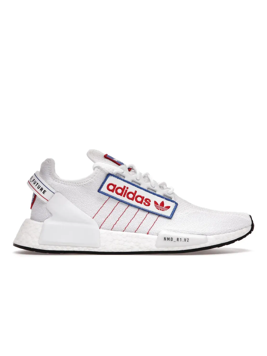 Мужские кроссовки Lifestyle с принтом Adidas NMD R1 V2 — изображение 1 из 4, белый//синий