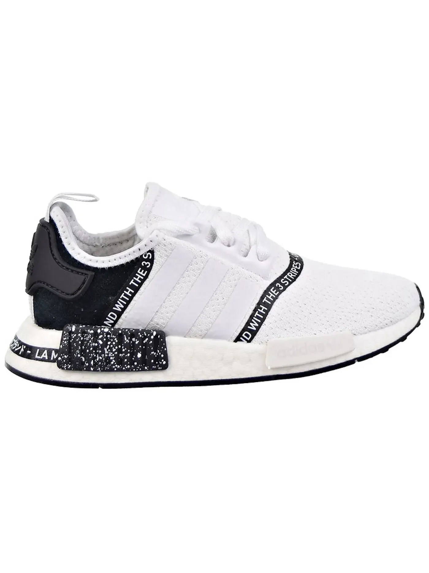 Детские кроссовки с повседневным стилем Adidas NMD R1 — изображение 1 из 1, белый белый черный