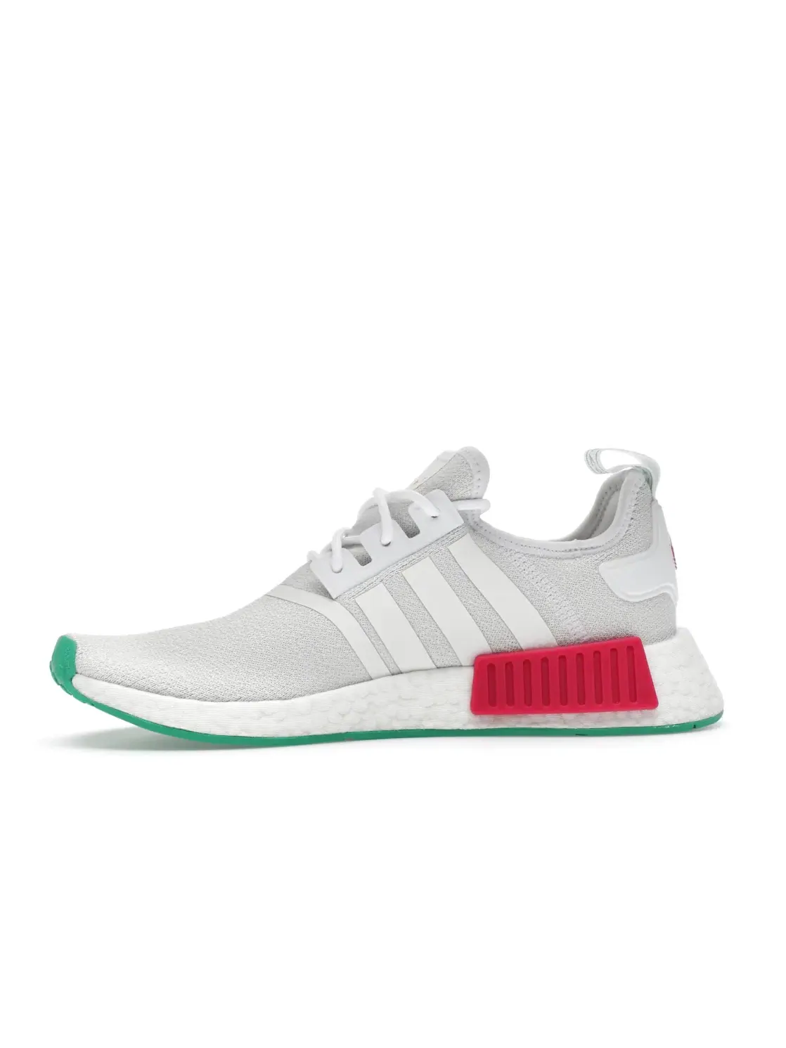 Женские кроссовки lifestyle с принтом Adidas NMD R1 — изображение 3 из 4, белый/-зеленый