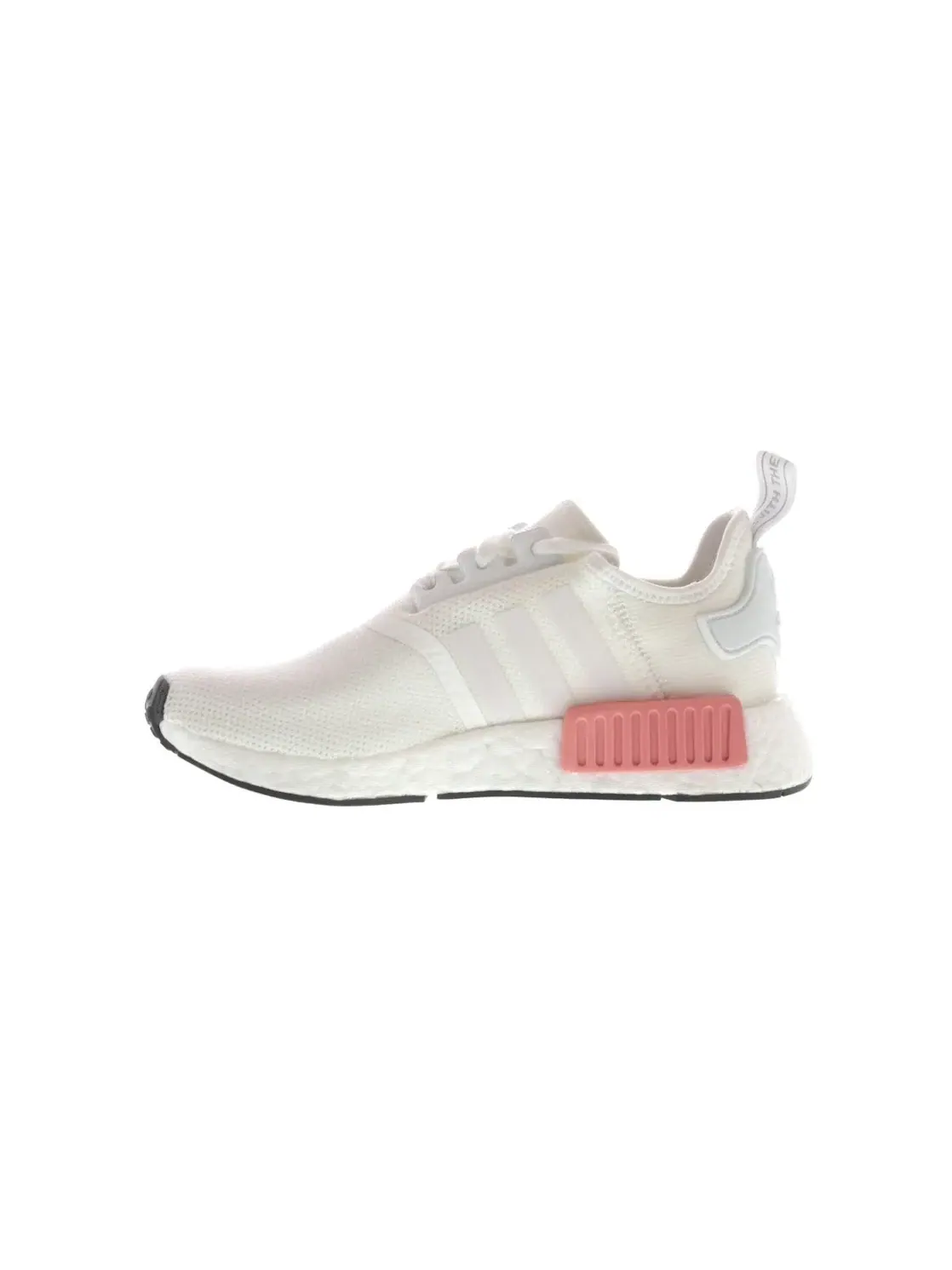 Женские кроссовки с технологией Primeknit Adidas NMD R1 — изображение 3 из 4, белый/белый/розовый