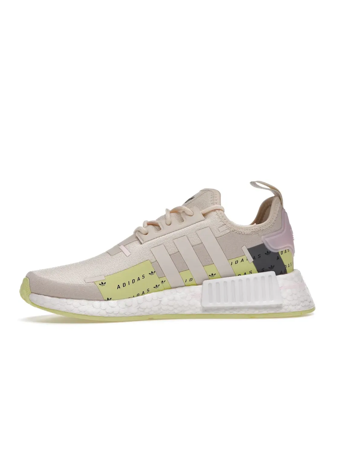 Женские кроссовки Lifestyle Adidas NMD R1 — изображение 3 из 4, белый/белый/желтый