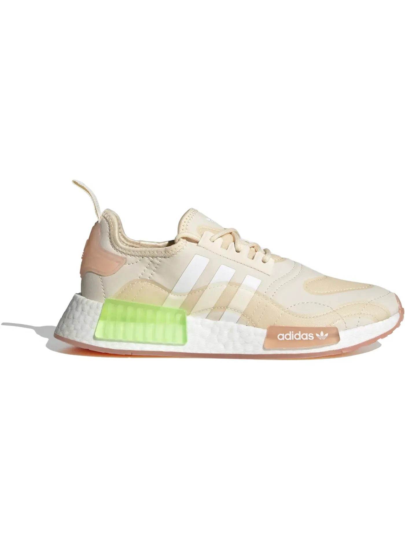 Женские кроссовки Lifestyle Adidas NMD R1 — изображение 1 из 1, белый/белый/зеленый