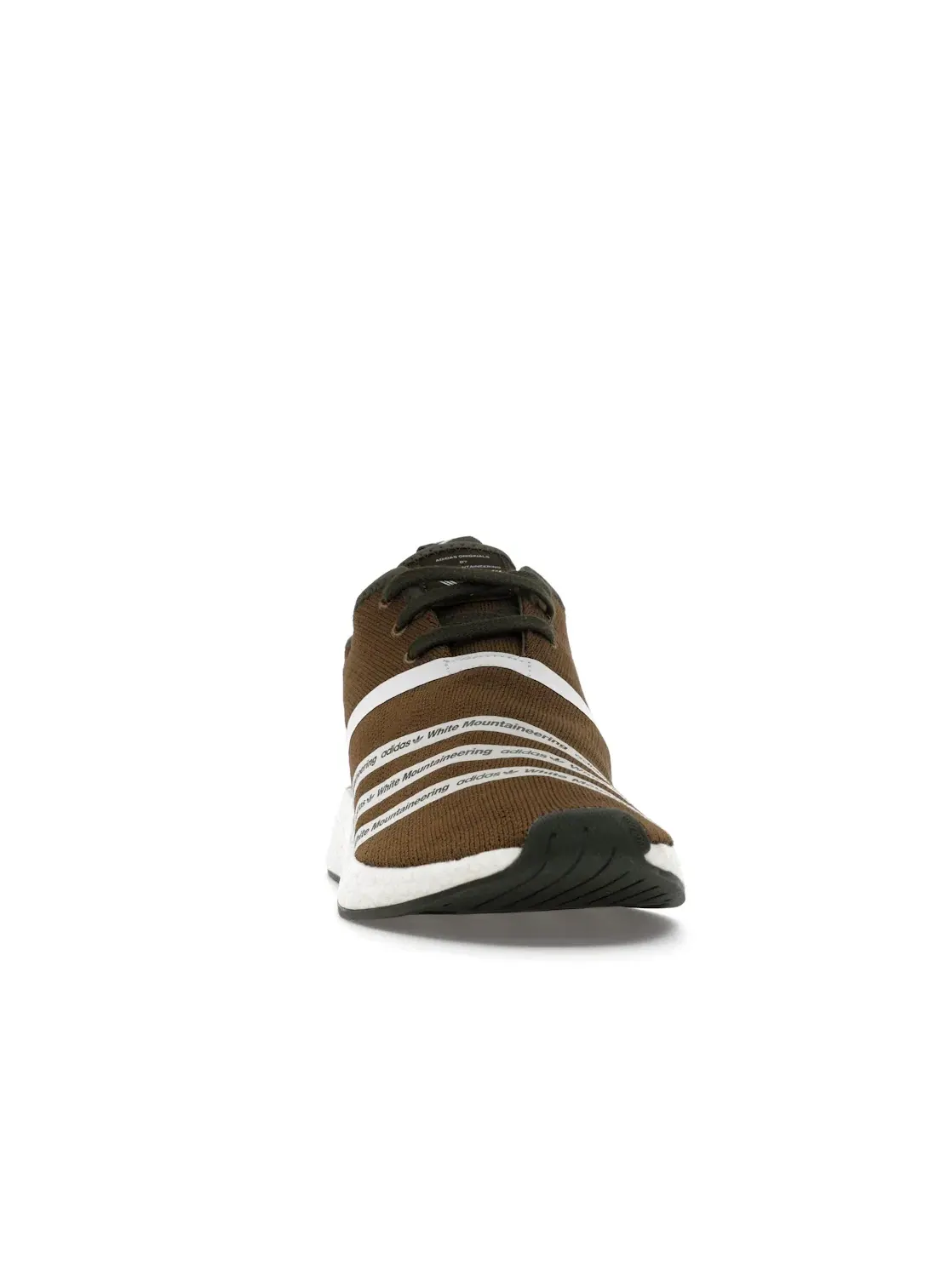 Мужские кроссовки с принтом White Mountaineering Adidas NMD R2 — изображение 2 из 4, оливковый/белый/белый