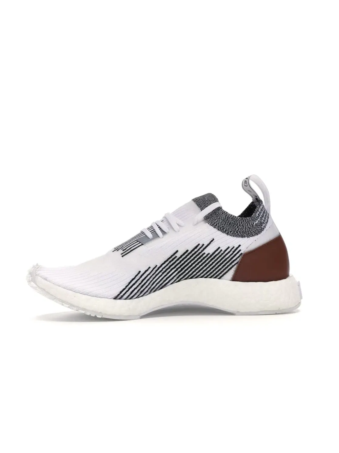 Мужские кроссовки lifestyle с принтом NMD Racer Adidas — изображение 3 из 4, белый/черный