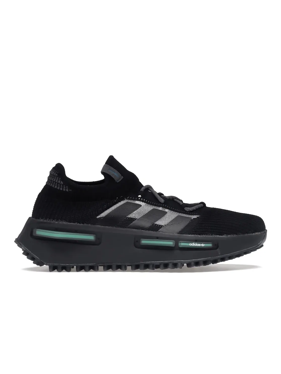 Мужские кроссовки для бега с технологией Boost Adidas NMD S1 — изображение 1 из 4, черный/черный/синий