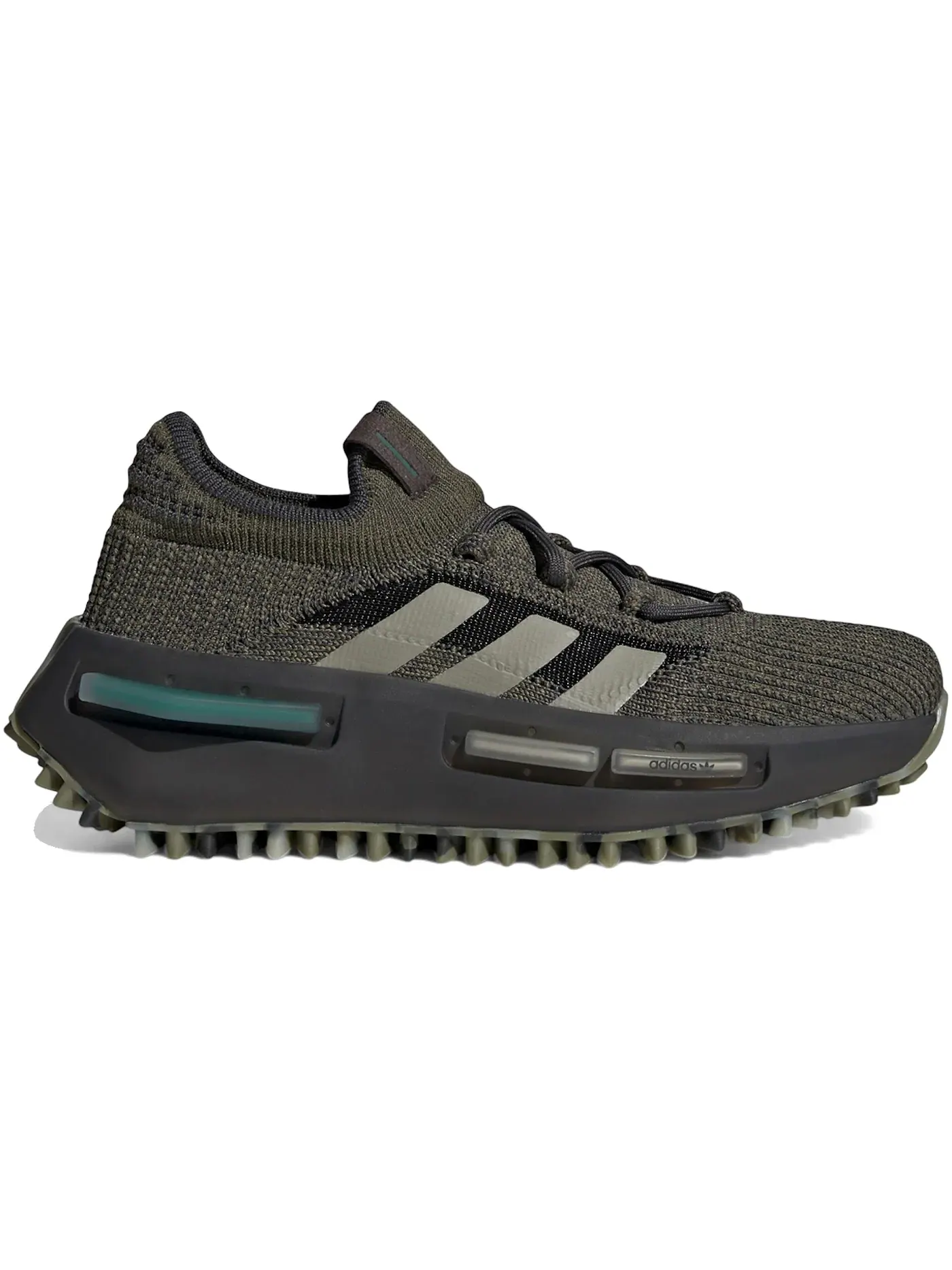 Детские кроссовки Lifestyle Adidas NMD S1 — изображение 1 из 1, оливковый/серебристый