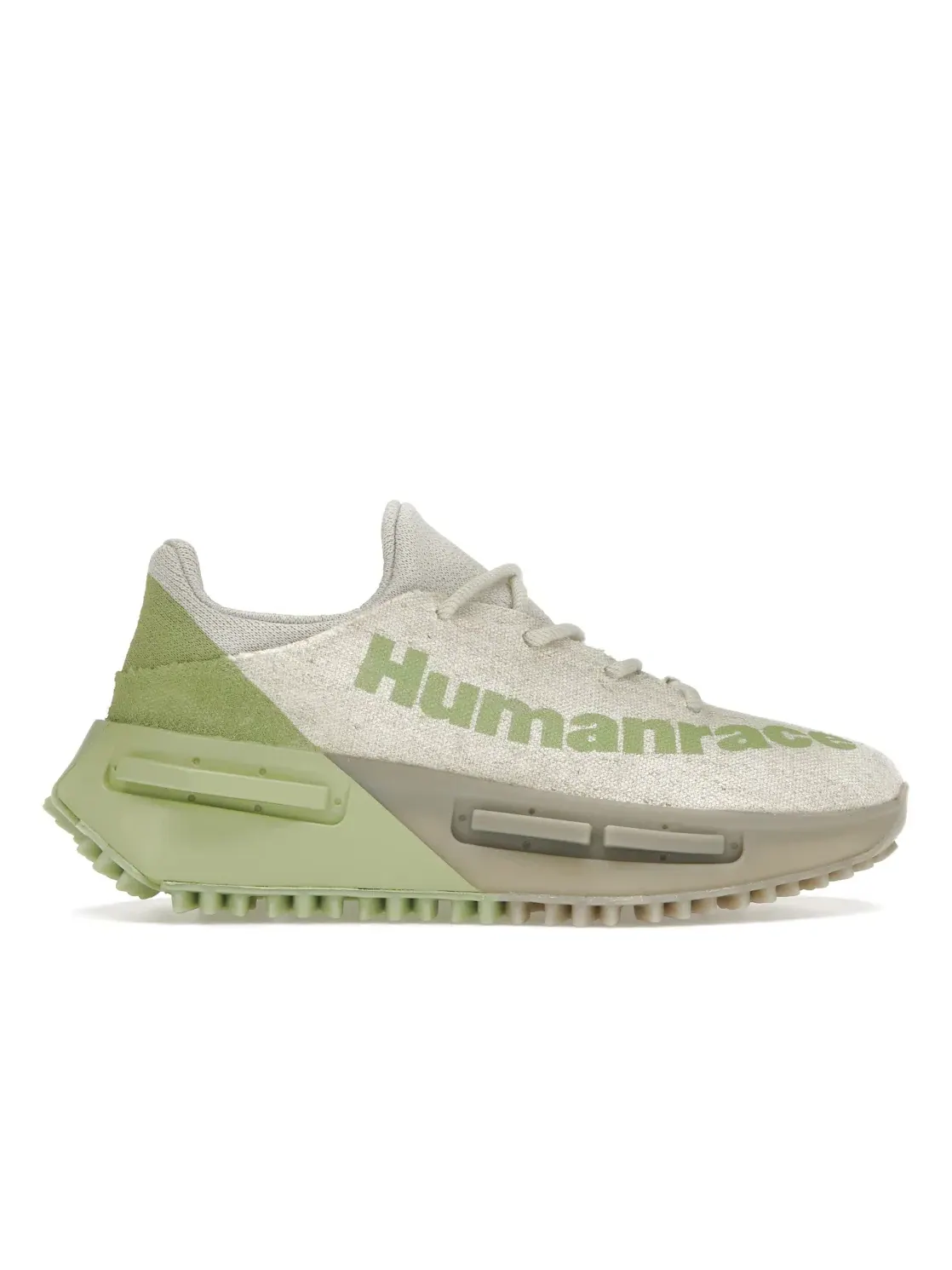 Мужские кроссовки lifestyle Adidas NMD S1 MAHBS Pharrell Humanrace, Oatmeal/Oatmeal/Mint — изображение 1 из 4