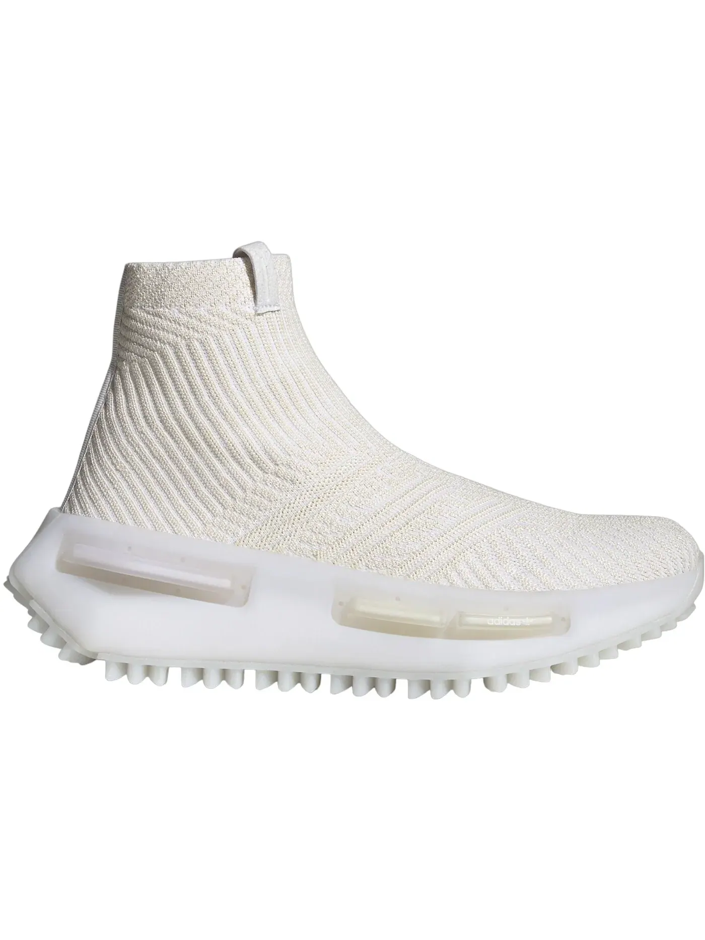 Женские кроссовки повседневные Adidas NMD S1 Sock — изображение 1 из 1, белый/белый/белый
