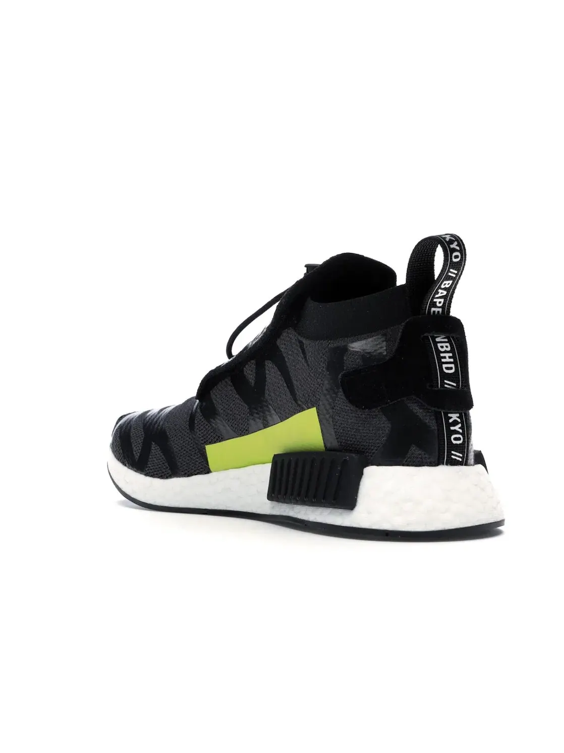 Мужские кроссовки lifestyle с принтом Adidas NMD TS1 Bape x Neighborhood — изображение 4 из 4, черный/белый/серый
