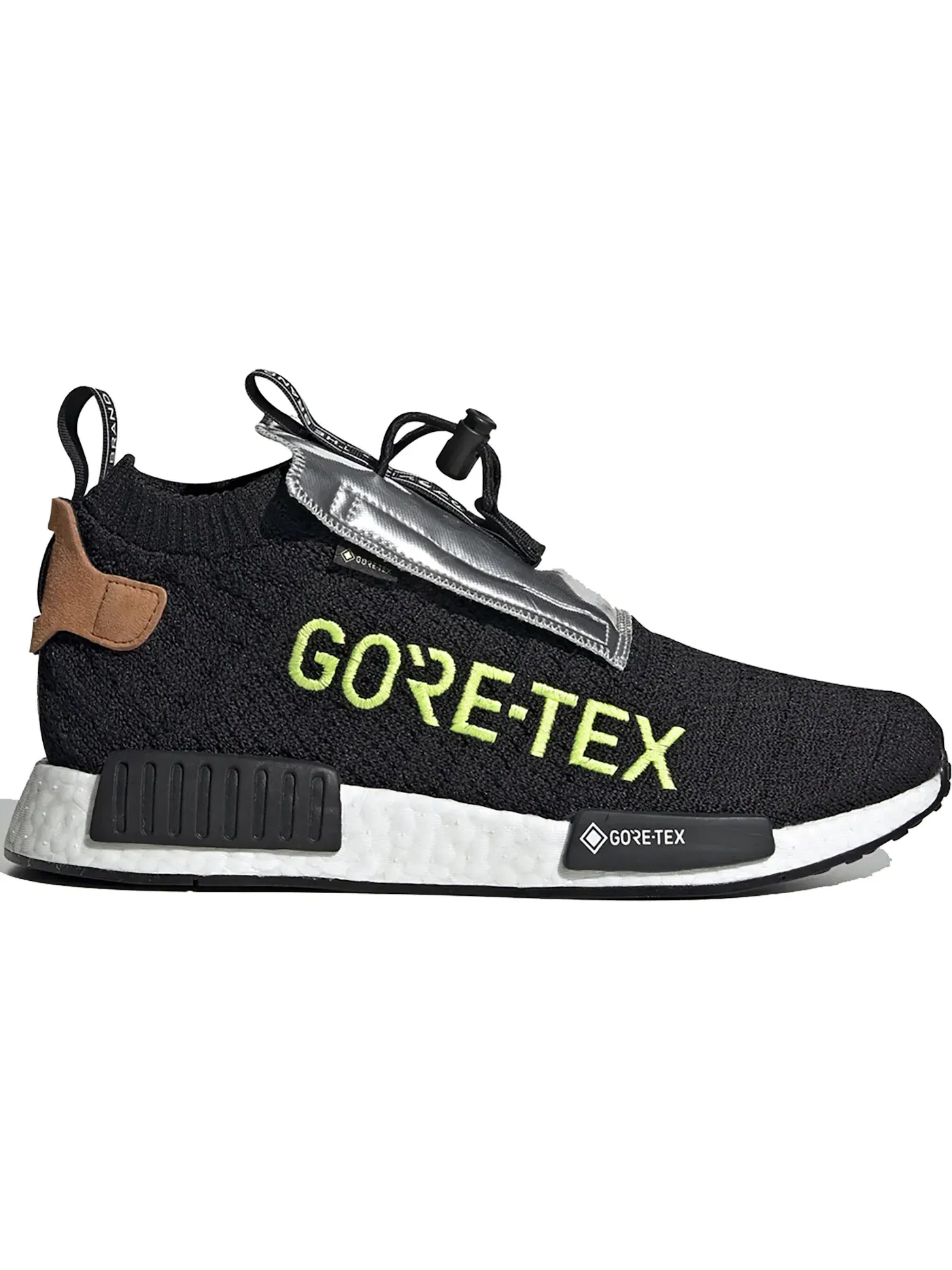 Мужские кроссовки Lifestyle с мембраной Gore-Tex Adidas NMD TS1 — изображение 1 из 1, черный/черный/желтый