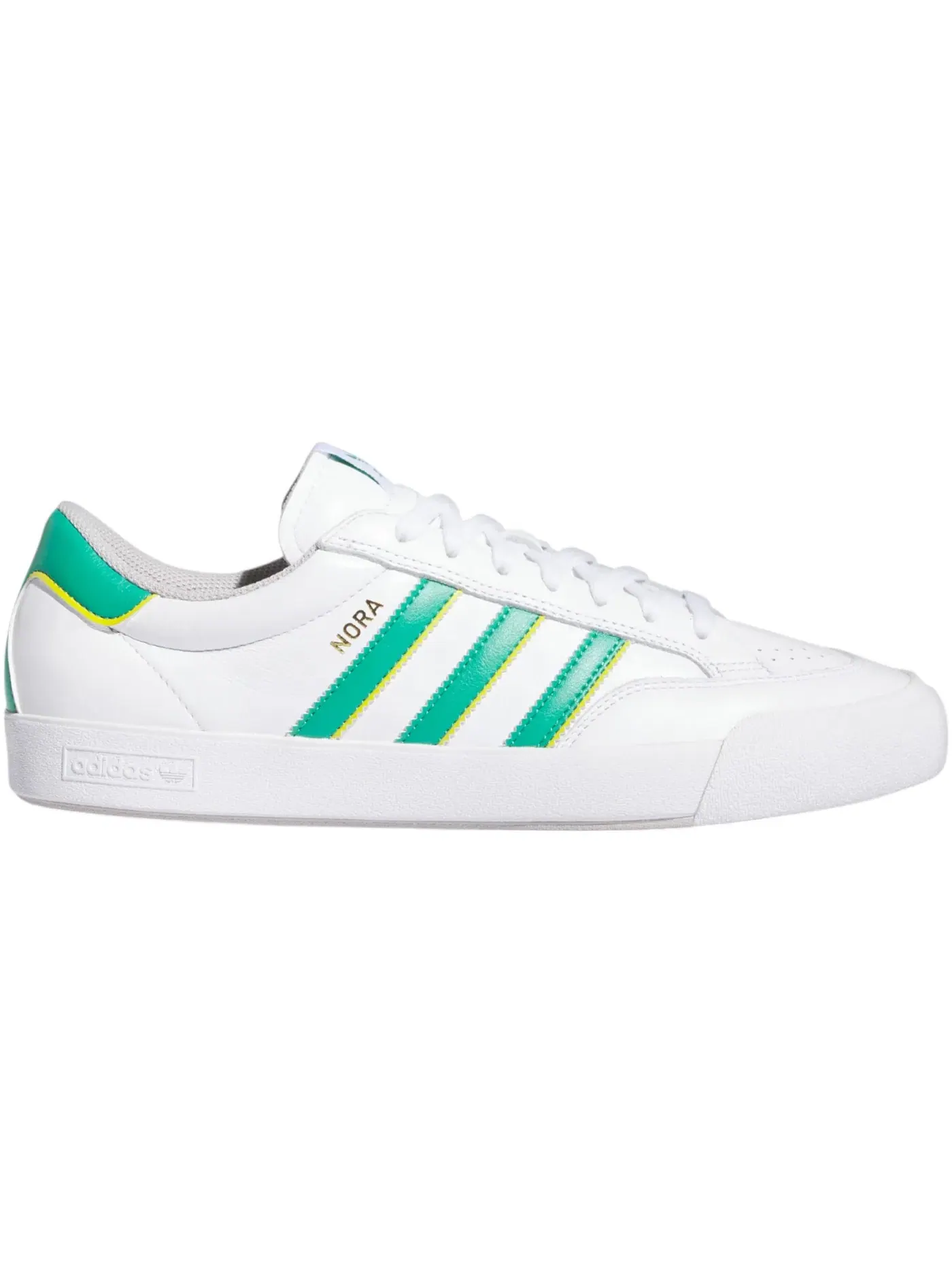 Мужские кроссовки Lifestyle Adidas Nora — изображение 1 из 1, белый зеленый желтый