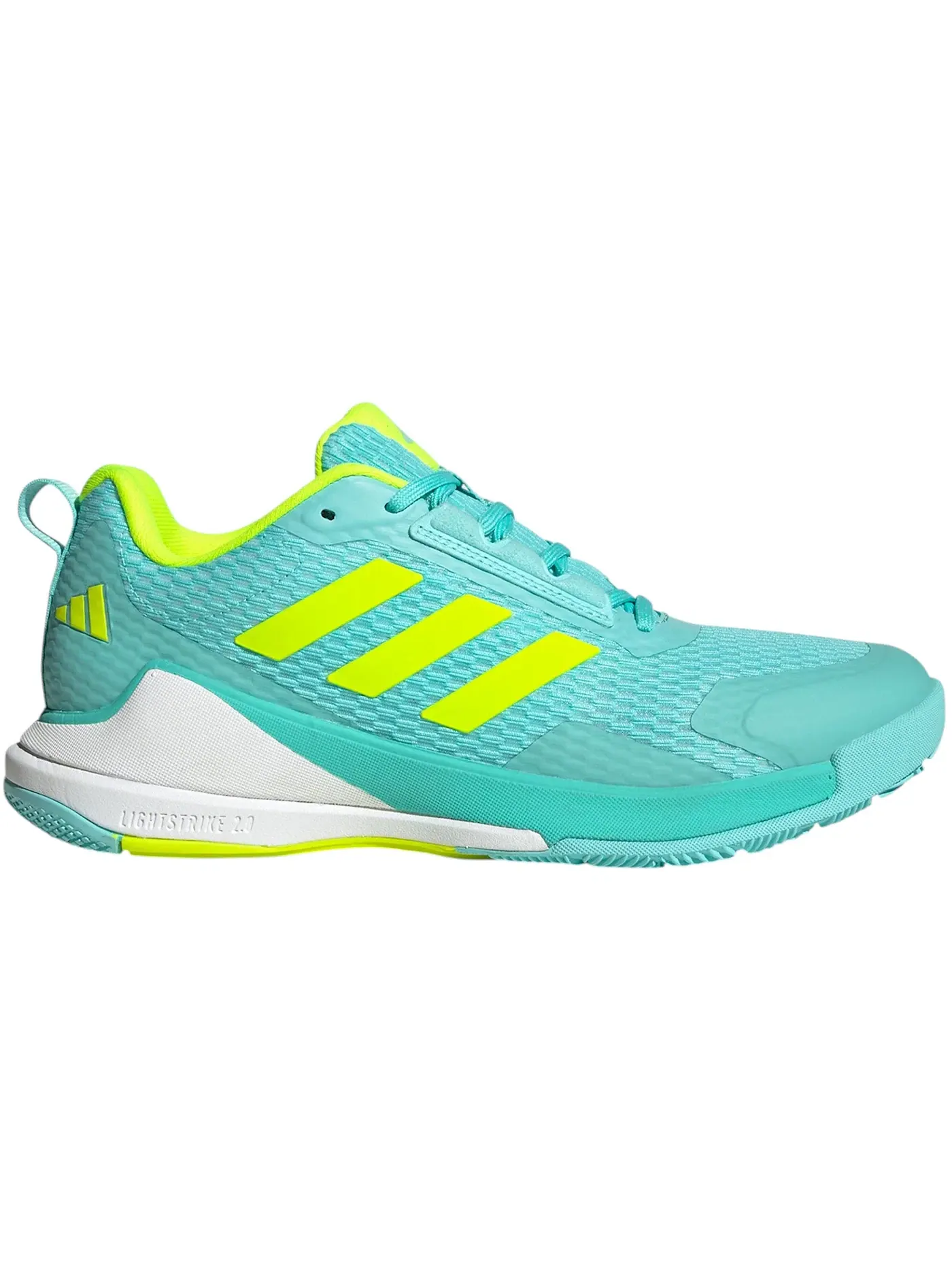 Женские кроссовки для зала Novaflight 2 Indoor Adidas — изображение 1 из 1, голубой белый