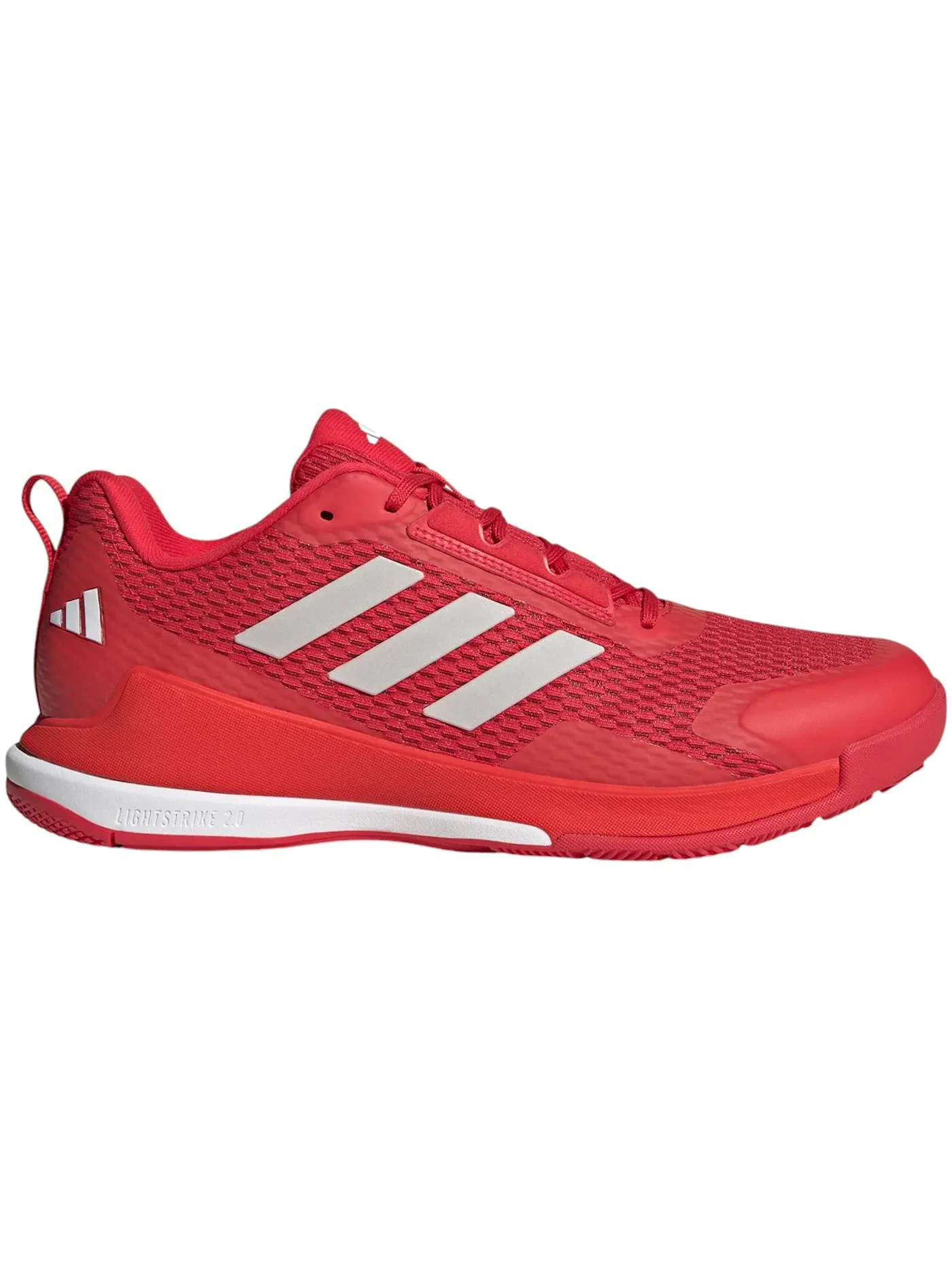 Мужские кроссовки для зала с принтом Adidas Novaflight 2 Indoor — изображение 1 из 1, белый
