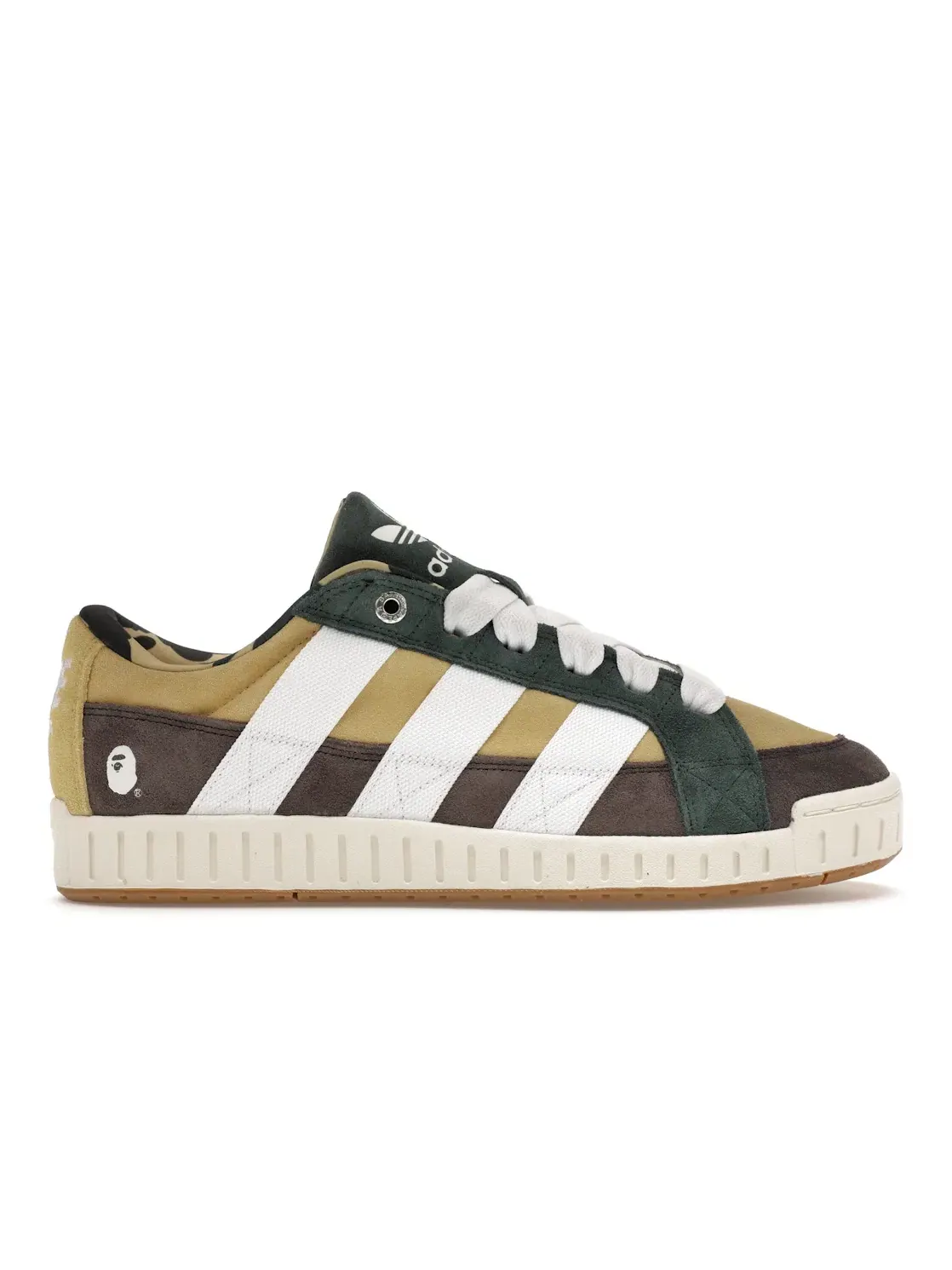Мужские кроссовки Lifestyle с замшевым верхом Adidas NRTN Bape Sand — изображение 1 из 4, песочный/белый/белый